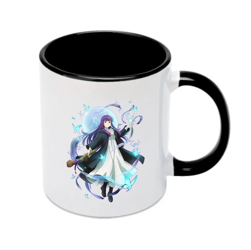 葬送のフリーレン（Frieren） グッズ,フェルン（Fern） - カラフルマグカップ ・ 陶器 ・ 熱転写プリント ・ 鮮やかデザイン ・ 耐久性 高品質 ・ コーヒー お茶 ギフト用