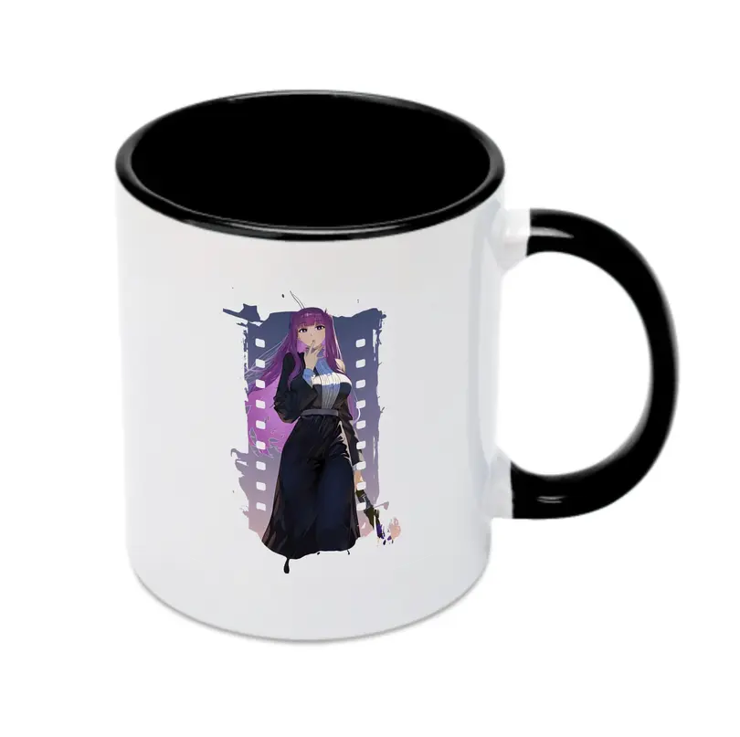 葬送のフリーレン（Frieren） グッズ,フェルン（Fern） - カラフルマグカップ ・ 陶器 ・ 熱転写プリント ・ 鮮やかデザイン ・ 耐久性 高品質 ・ コーヒー お茶 ギフト用
