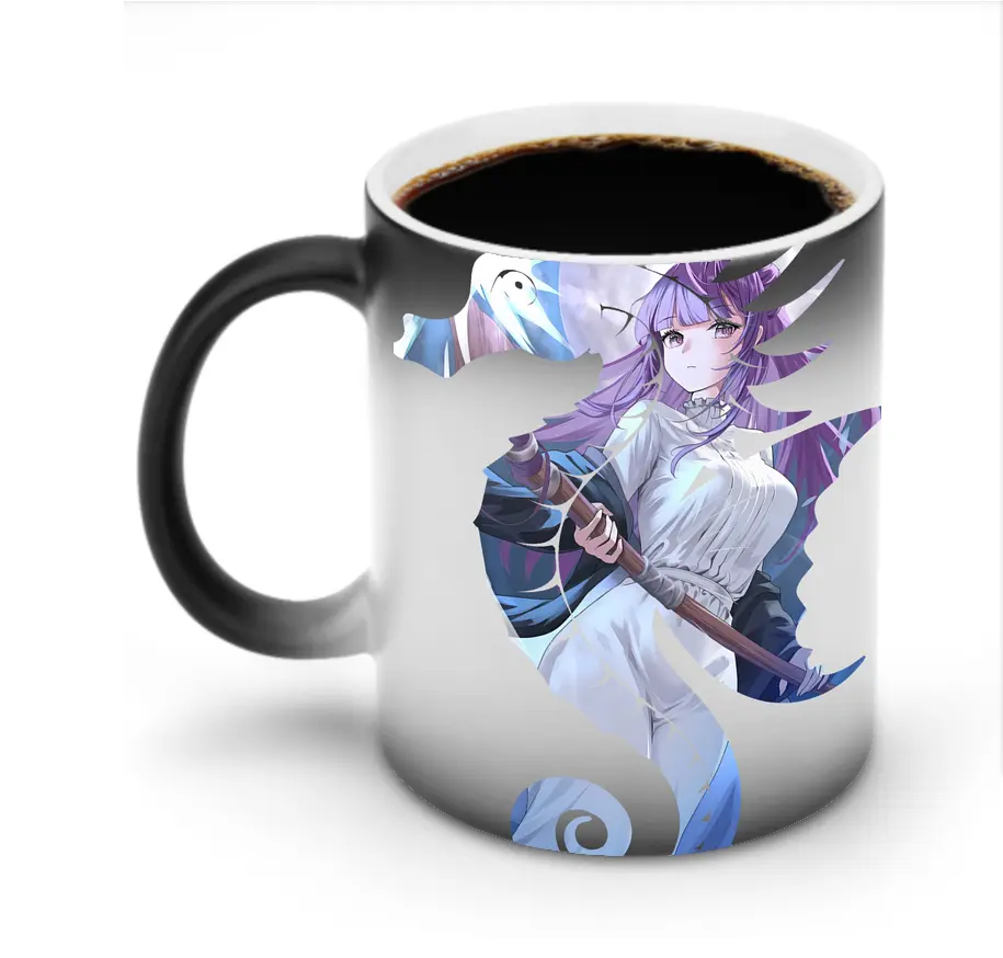 葬送のフリーレン（Frieren） グッズ,フェルン（Fern） - 変色マグカップ ・ セラミック ・ 熱転写プリント ・ 耐久性 高品質 ・ ギフト・自宅用 コーヒー お茶