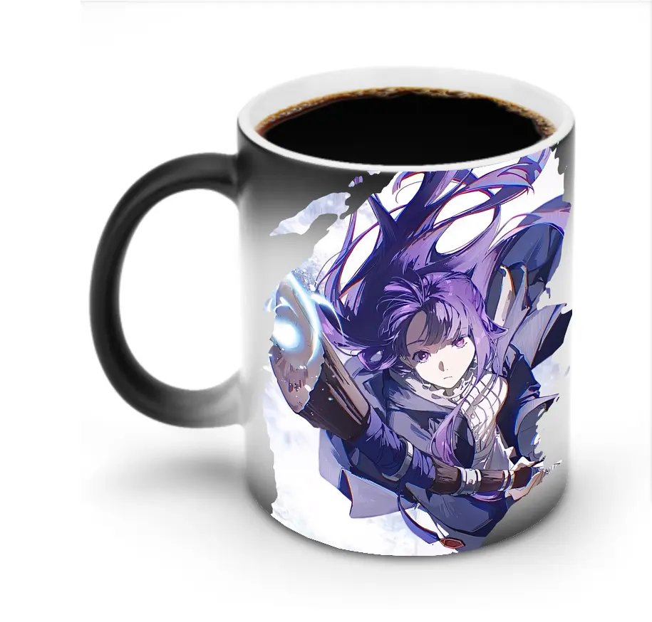 葬送のフリーレン（Frieren） グッズ,フェルン（Fern） - 変色マグカップ ・ セラミック ・ 熱転写プリント ・ 耐久性 高品質 ・ ギフト・自宅用 コーヒー お茶