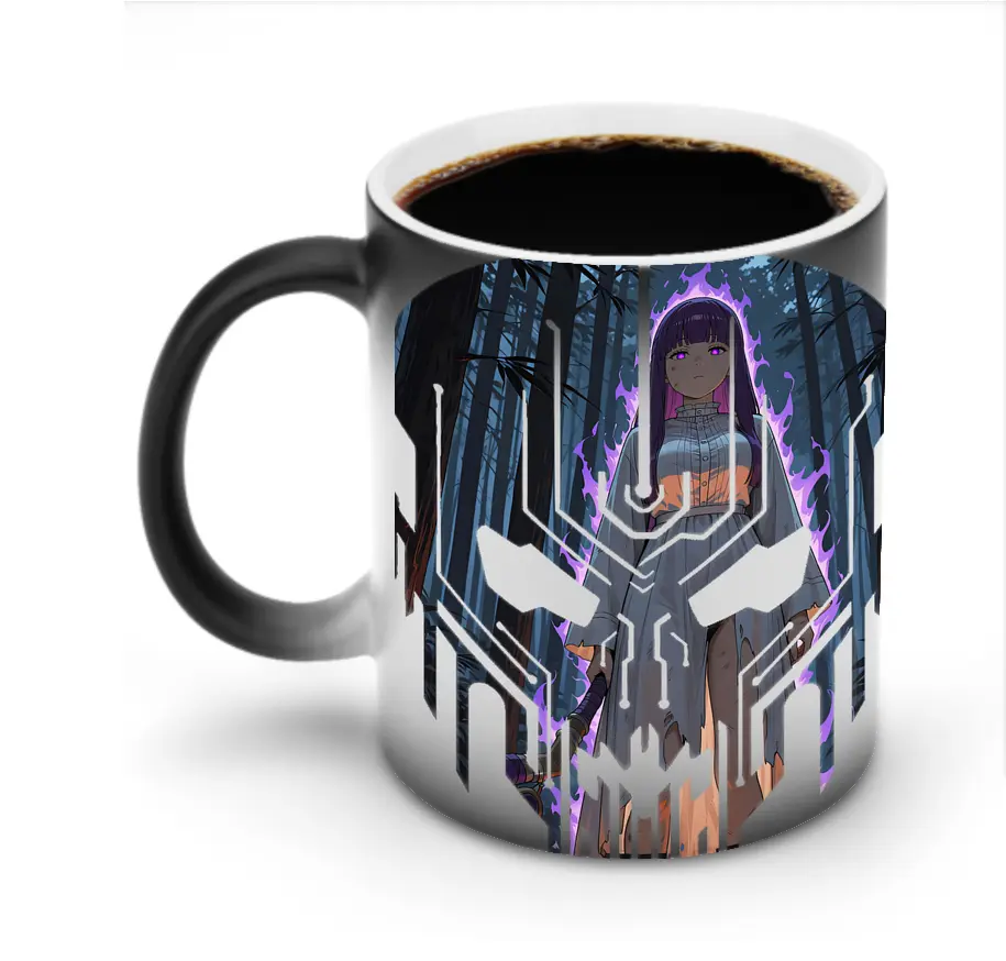 葬送のフリーレン（Frieren） グッズ,フェルン（Fern） - 変色マグカップ ・ セラミック ・ 熱転写プリント ・ 耐久性 高品質 ・ ギフト・自宅用 コーヒー お茶