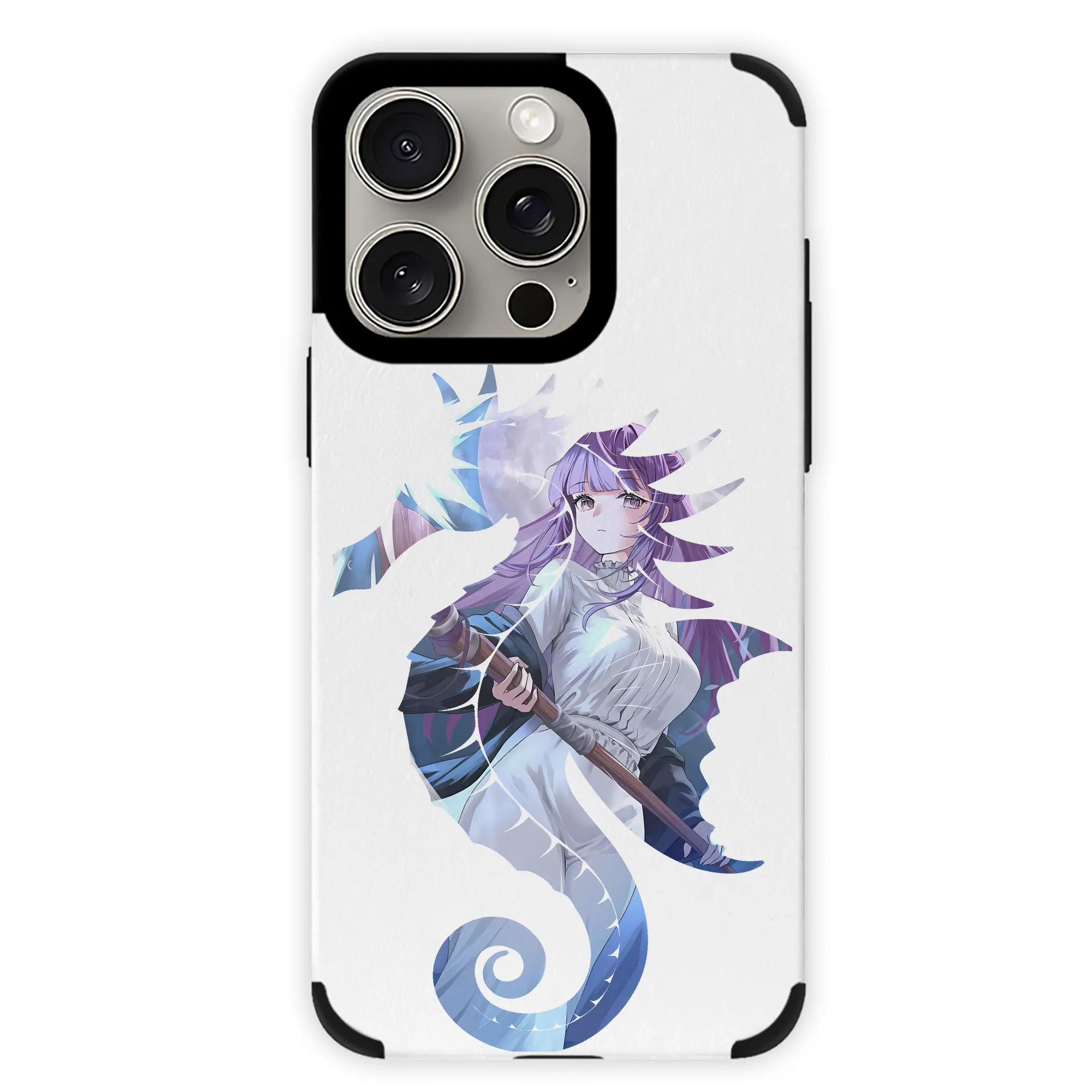 葬送のフリーレン（Frieren） グッズ,フェルン（Fern） - IPhone15ProMax対応 ・ PUレザースマホケース ・ 耐衝撃 ・ 黄変防止 ・ 360度全面保護 ・ 柔らか手触り ・ 3D立体ボタン