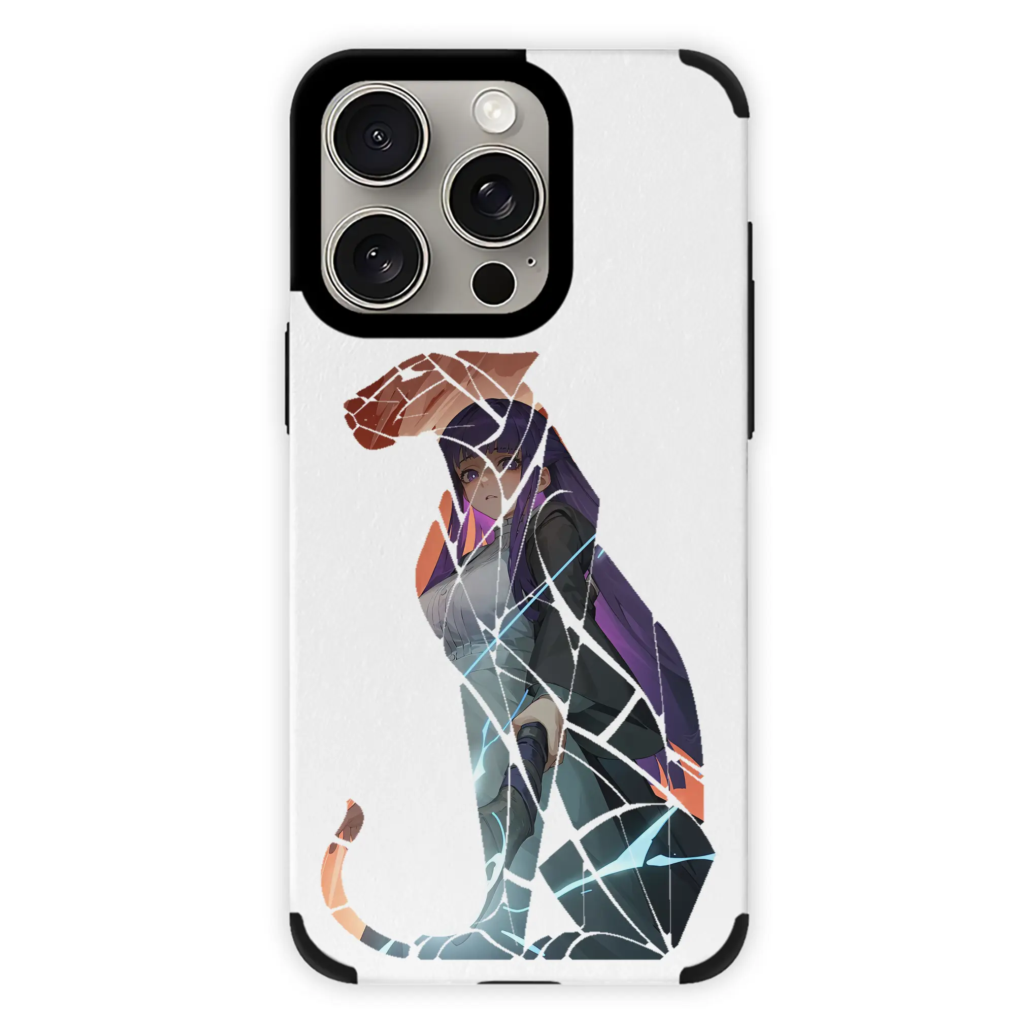 葬送のフリーレン（Frieren） グッズ,フェルン（Fern） - IPhone15ProMax対応 ・ PUレザースマホケース ・ 耐衝撃 ・ 黄変防止 ・ 360度全面保護 ・ 柔らか手触り ・ 3D立体ボタン