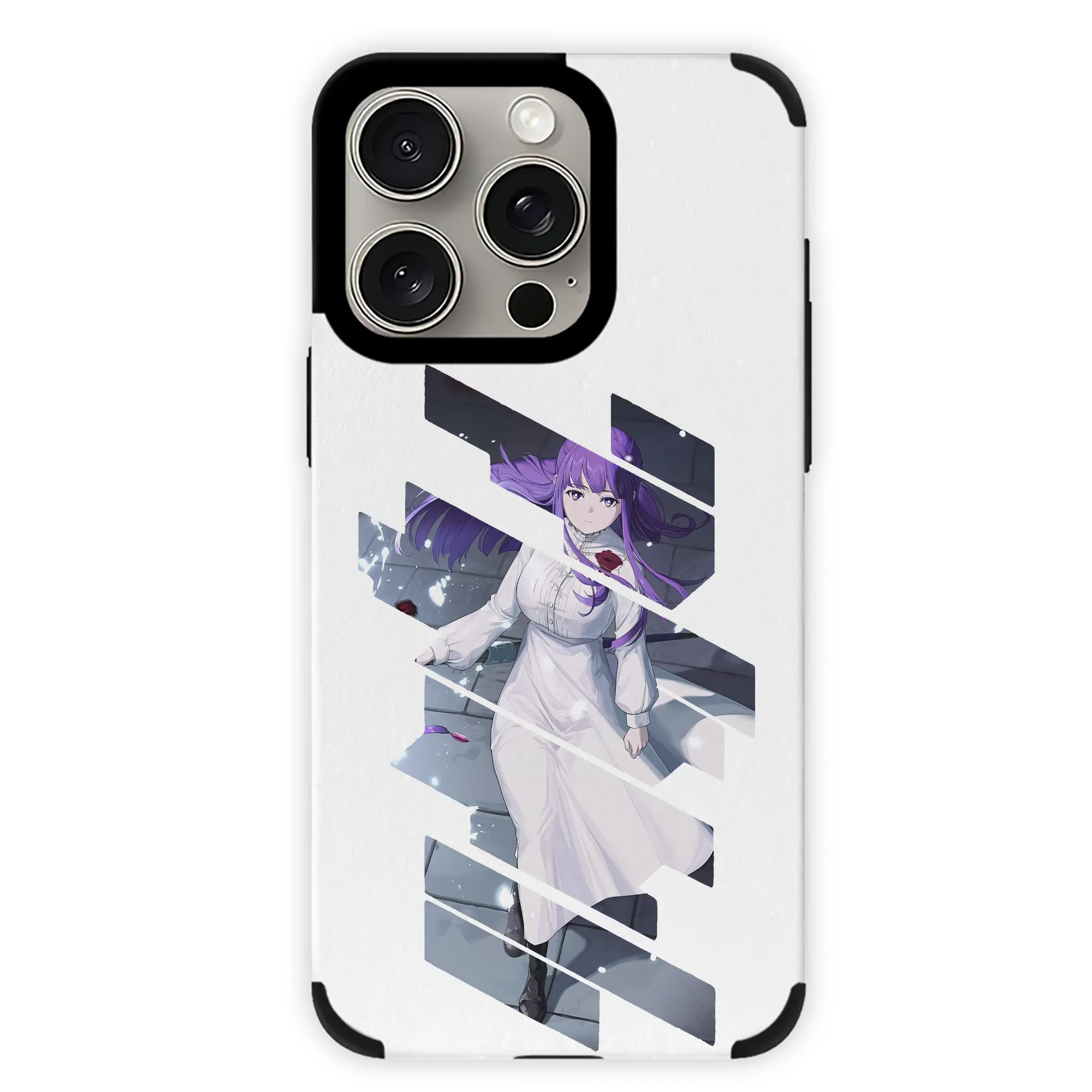 葬送のフリーレン（Frieren） グッズ,フェルン（Fern） - IPhone15ProMax対応 ・ PUレザースマホケース ・ 耐衝撃 ・ 黄変防止 ・ 360度全面保護 ・ 柔らか手触り ・ 3D立体ボタン