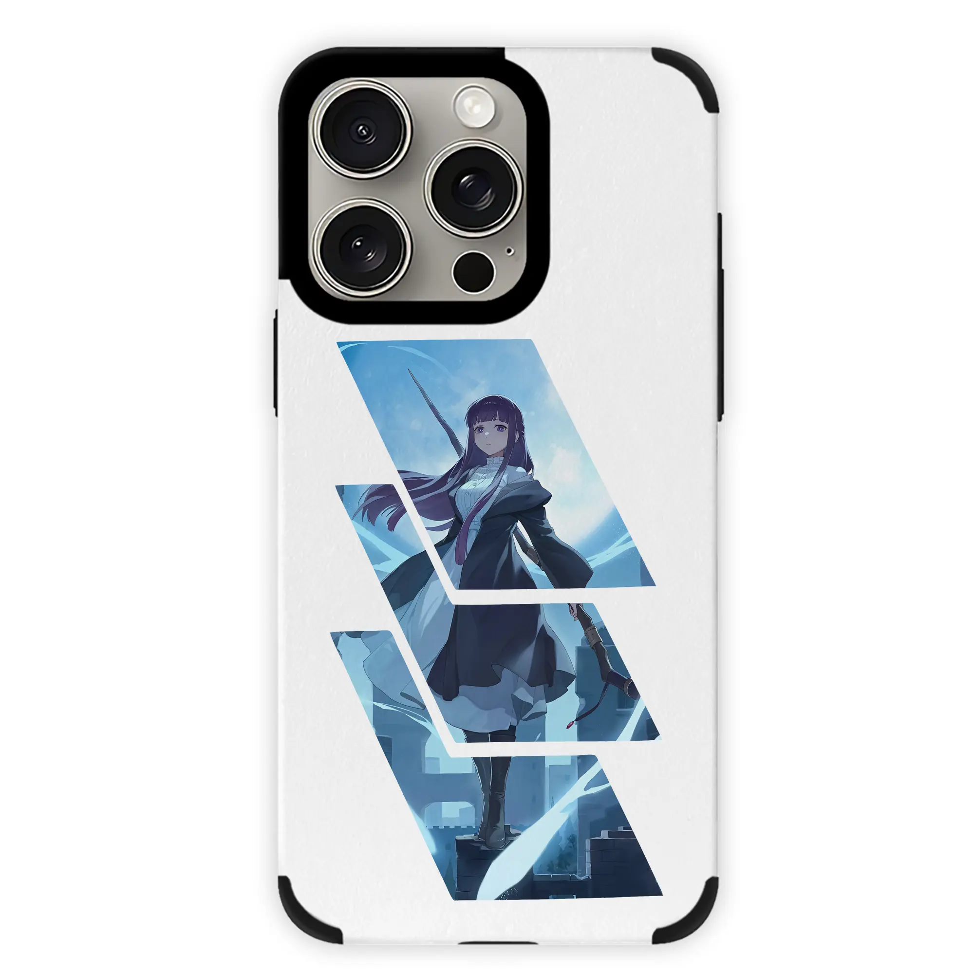 葬送のフリーレン（Frieren） グッズ,フェルン（Fern） - IPhone15ProMax対応 ・ PUレザースマホケース ・ 耐衝撃 ・ 黄変防止 ・ 360度全面保護 ・ 柔らか手触り ・ 3D立体ボタン