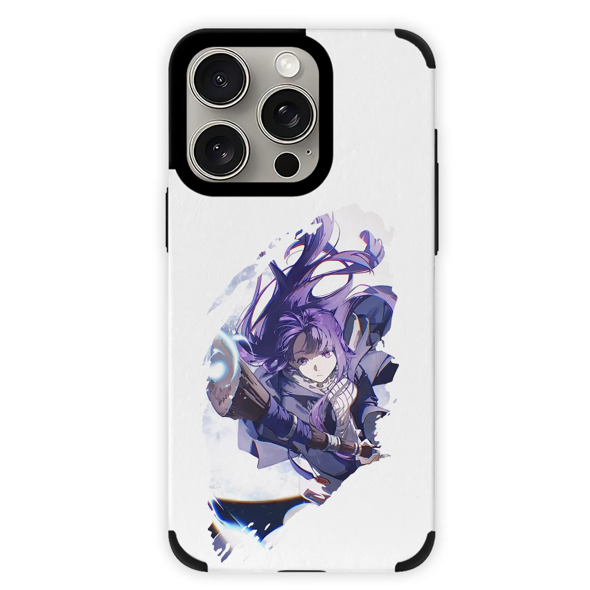 葬送のフリーレン（Frieren） グッズ,フェルン（Fern） - IPhone15ProMax対応 ・ PUレザースマホケース ・ 耐衝撃 ・ 黄変防止 ・ 360度全面保護 ・ 柔らか手触り ・ 3D立体ボタン