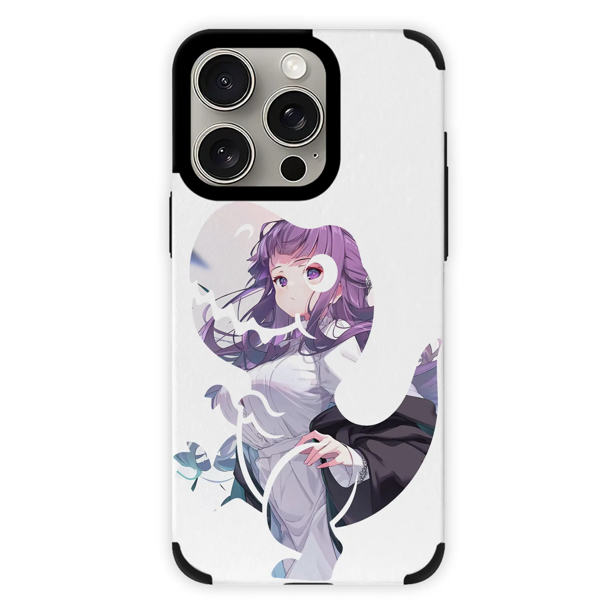 葬送のフリーレン（Frieren） グッズ,フェルン（Fern） - IPhone15ProMax対応 ・ PUレザースマホケース ・ 耐衝撃 ・ 黄変防止 ・ 360度全面保護 ・ 柔らか手触り ・ 3D立体ボタン