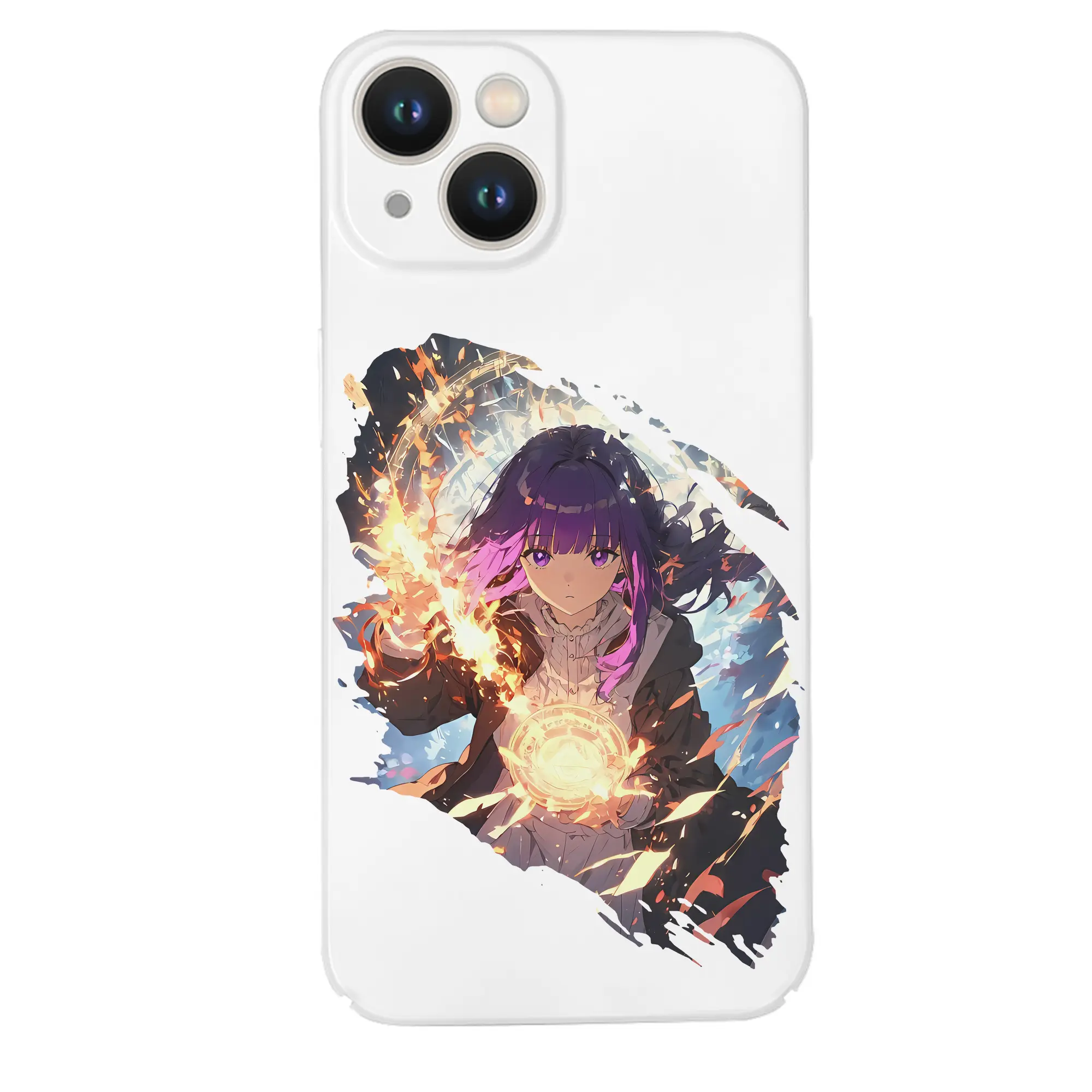 葬送のフリーレン（Frieren） グッズ,フェルン（Fern） - IPhone 14シリーズ対応 ・ ハードケース ・ 衝撃吸収 ・ 360度密着 ・ カメラ保護 ・ 高品質プラスチック ・ 快適操作