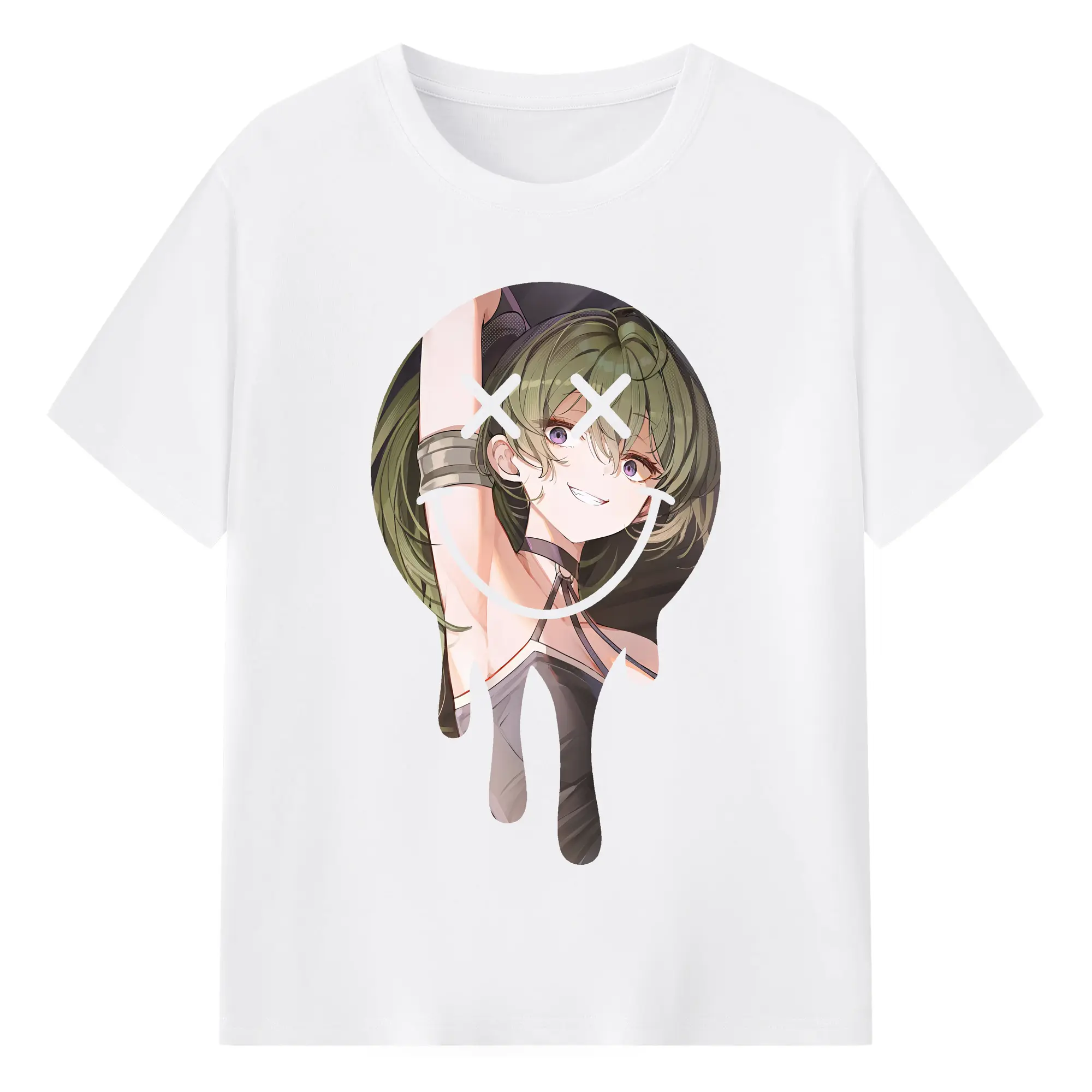 葬送のフリーレン（Frieren） グッズ,ユーベル（Übel） - 綿100％ 半袖Tシャツ ・ フロントプリント ・ 快適 通気性 ・ 日常使い 散歩 スポーツ用