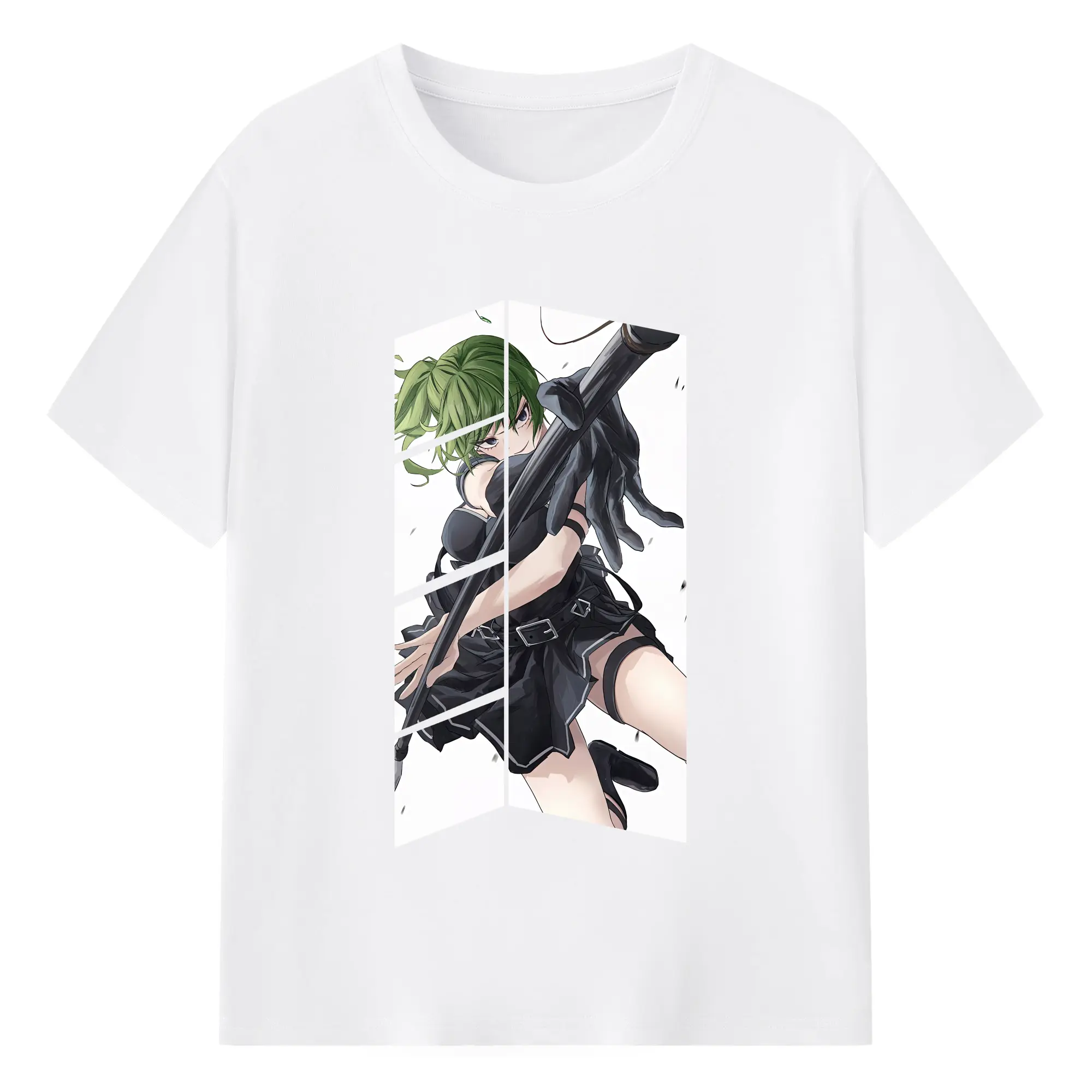 葬送のフリーレン（Frieren） グッズ,ユーベル（Übel） - 綿100％ 半袖Tシャツ ・ フロントプリント ・ 快適 通気性 ・ 日常使い 散歩 スポーツ用