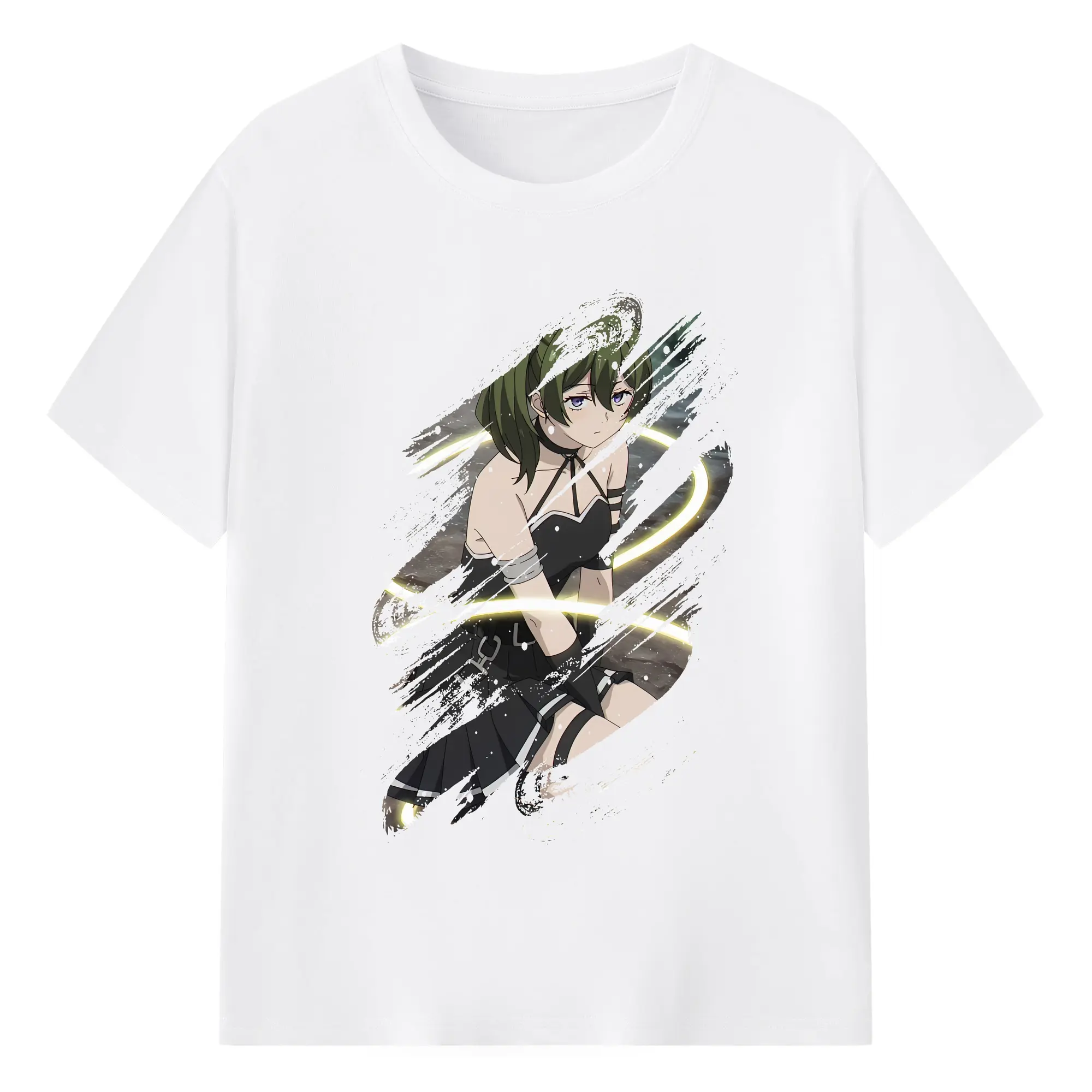 葬送のフリーレン（Frieren） グッズ,ユーベル（Übel） - 綿100％ 半袖Tシャツ ・ フロントプリント ・ 快適 通気性 ・ 日常使い 散歩 スポーツ用