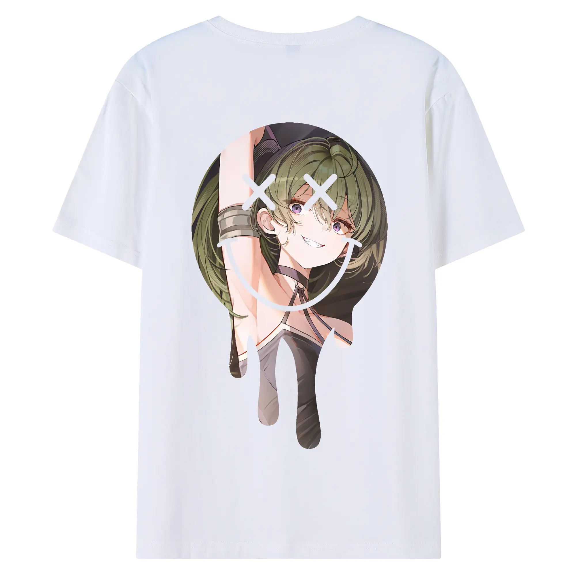 葬送のフリーレン（Frieren） グッズ,ユーベル（Übel） - 綿100％ 半袖Tシャツ ・ バックプリント ・ 快適 通気性 ・ 日常使い 散歩 スポーツ用