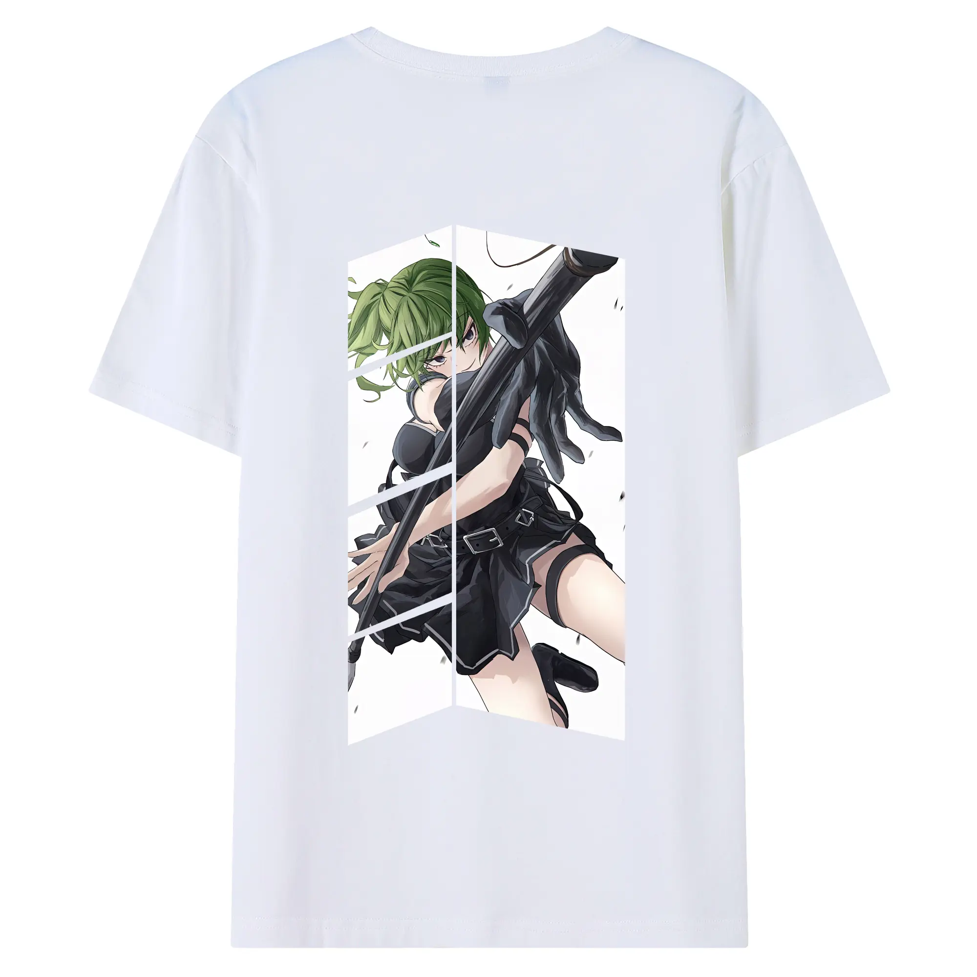 葬送のフリーレン（Frieren） グッズ,ユーベル（Übel） - 綿100％ 半袖Tシャツ ・ バックプリント ・ 快適 通気性 ・ 日常使い 散歩 スポーツ用