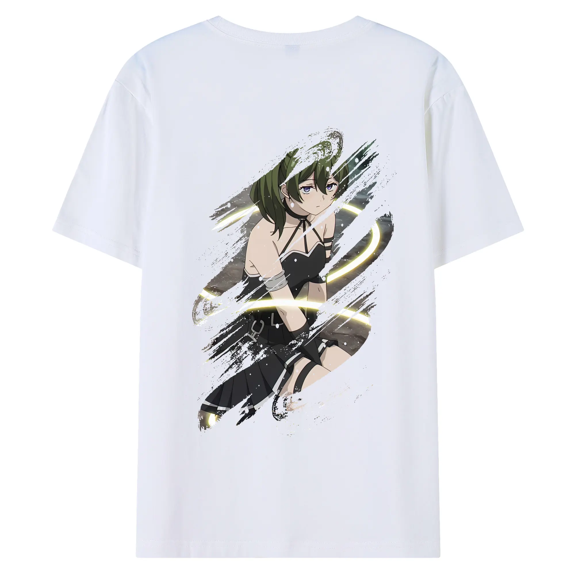 葬送のフリーレン（Frieren） グッズ,ユーベル（Übel） - 綿100％ 半袖Tシャツ ・ バックプリント ・ 快適 通気性 ・ 日常使い 散歩 スポーツ用