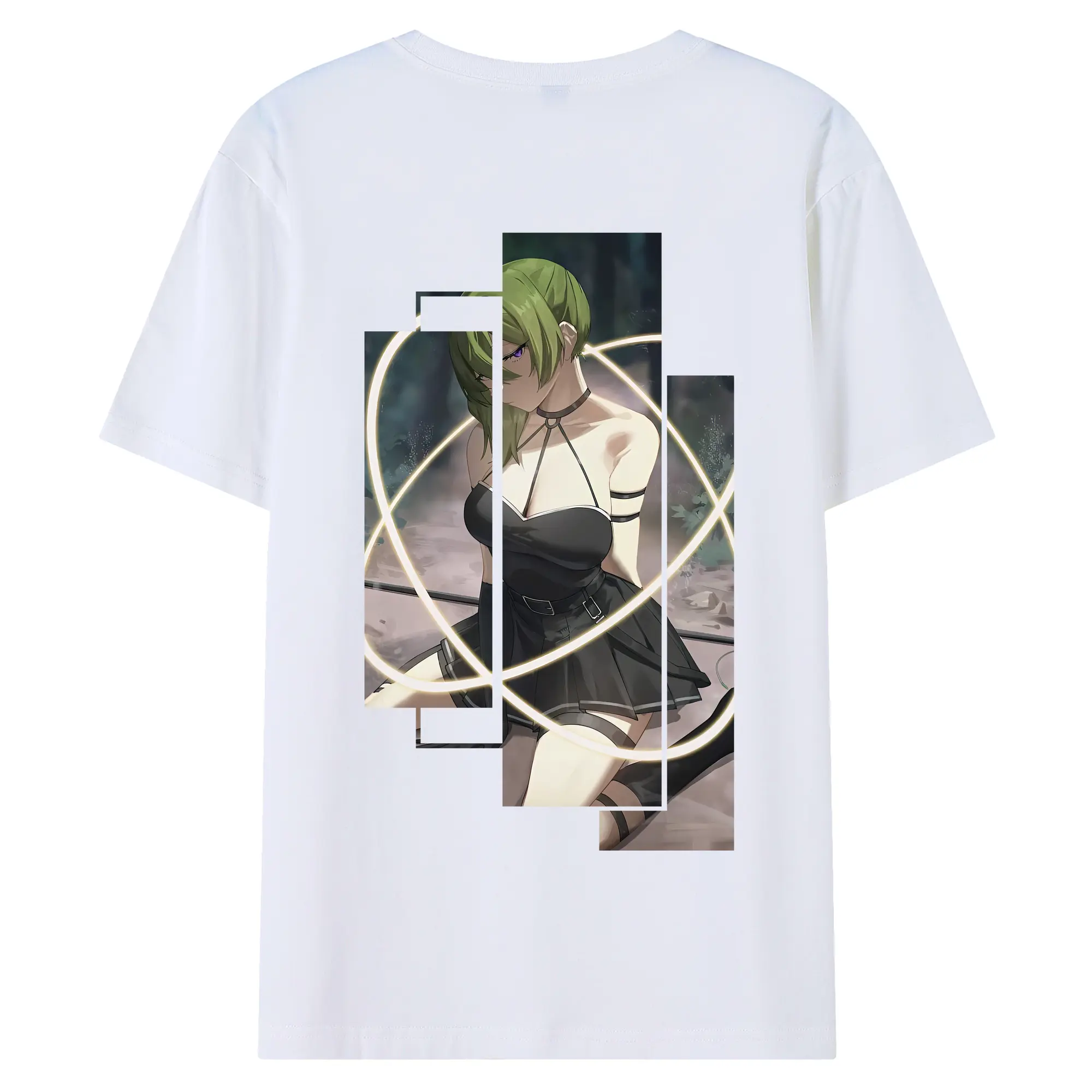 葬送のフリーレン（Frieren） グッズ,ユーベル（Übel） - 綿100％ 半袖Tシャツ ・ バックプリント ・ 快適 通気性 ・ 日常使い 散歩 スポーツ用