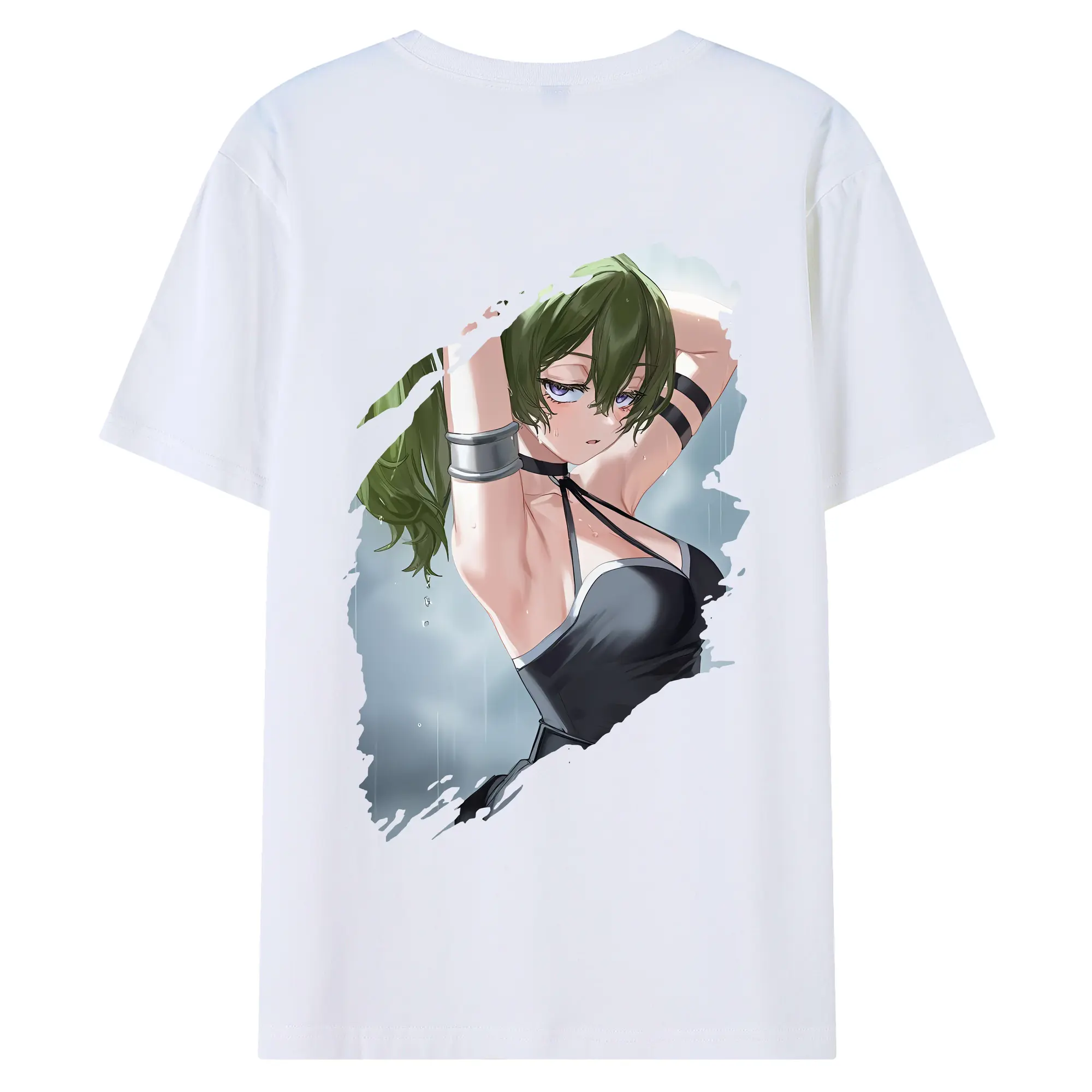 葬送のフリーレン（Frieren） グッズ,ユーベル（Übel） - 綿100％ 半袖Tシャツ ・ バックプリント ・ 快適 通気性 ・ 日常使い 散歩 スポーツ用