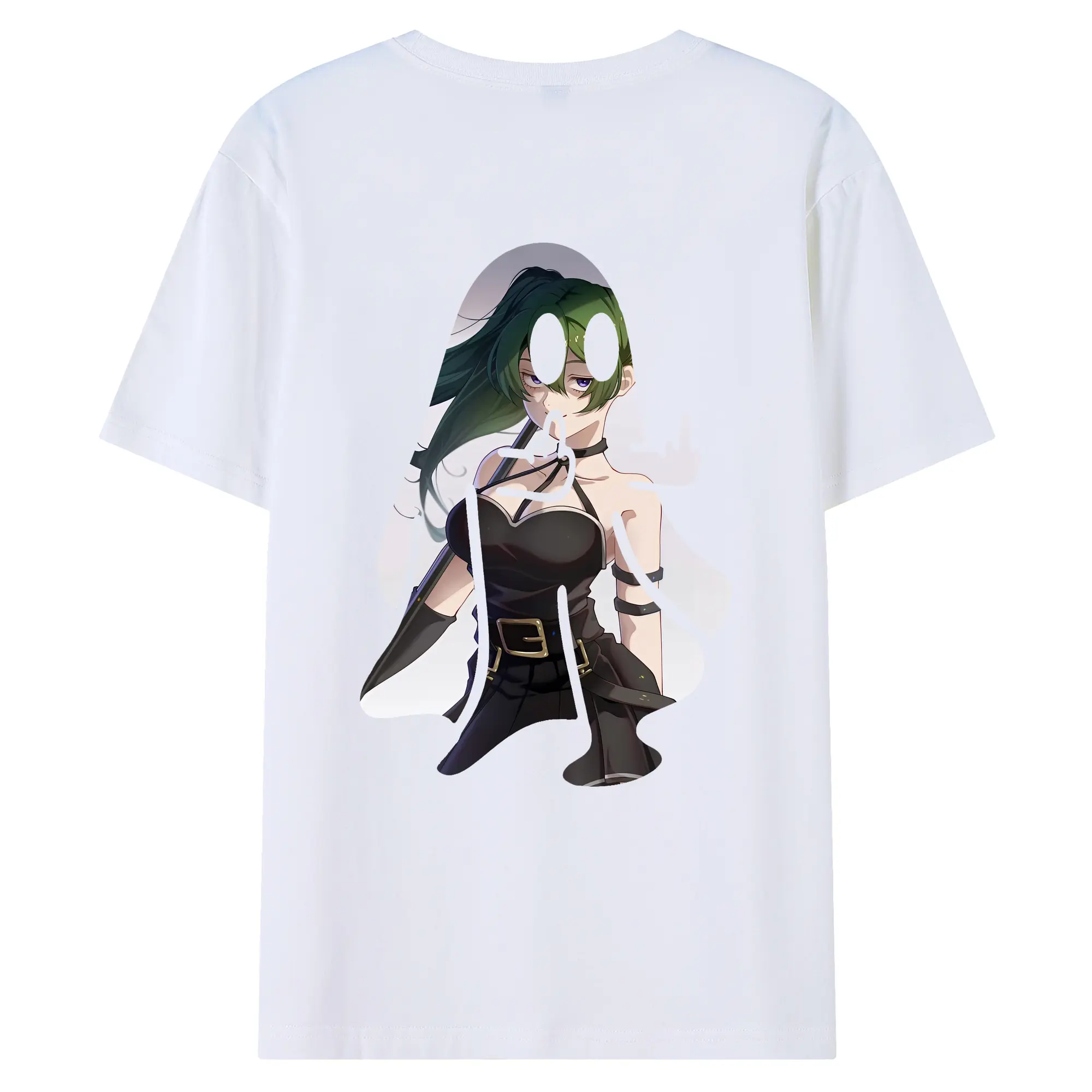 葬送のフリーレン（Frieren） グッズ,ユーベル（Übel） - 綿100％ 半袖Tシャツ ・ バックプリント ・ 快適 通気性 ・ 日常使い 散歩 スポーツ用