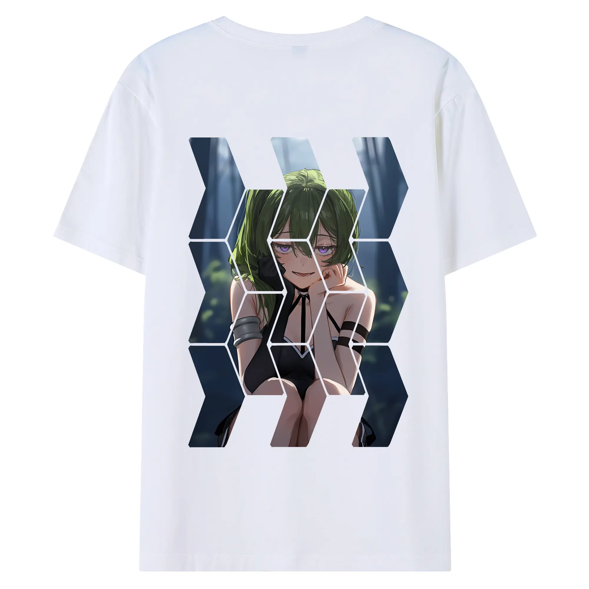 葬送のフリーレン（Frieren） グッズ,ユーベル（Übel） - 綿100％ 半袖Tシャツ ・ バックプリント ・ 快適 通気性 ・ 日常使い 散歩 スポーツ用