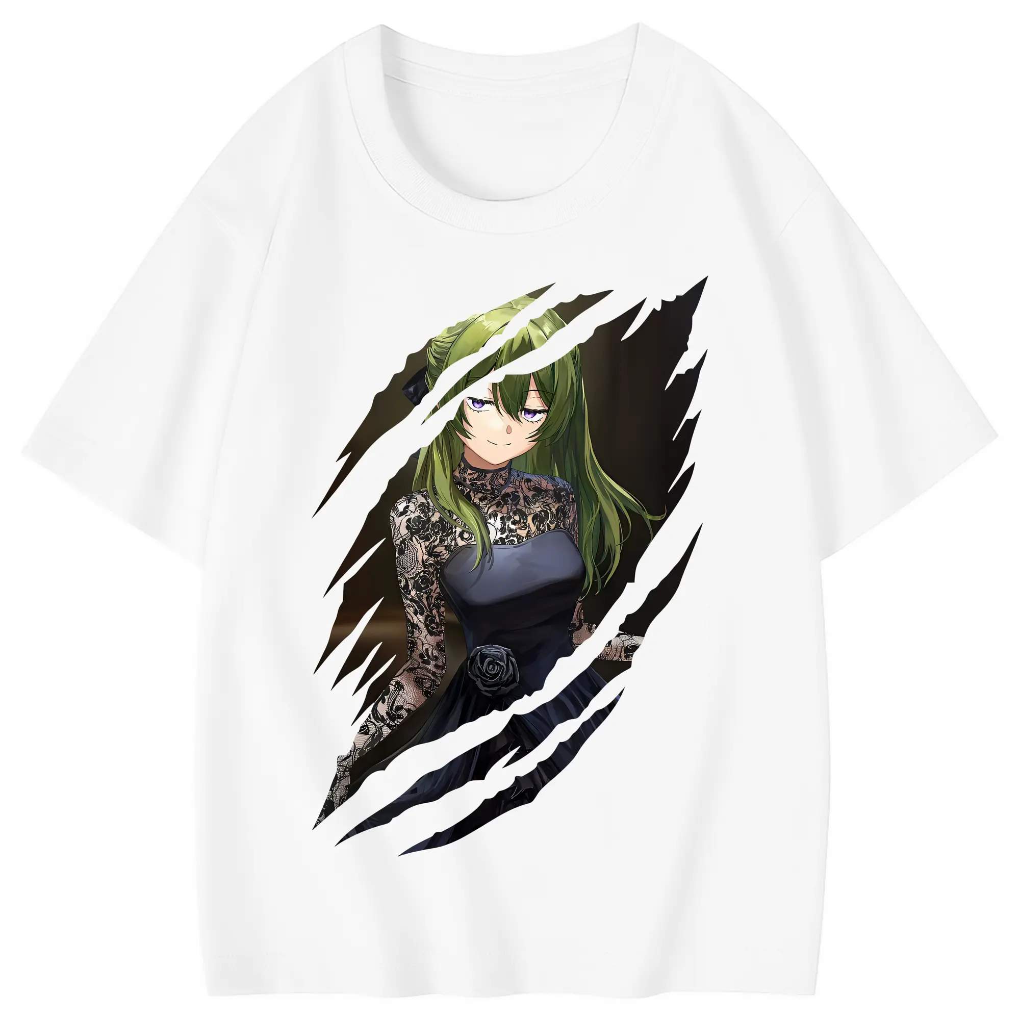 葬送のフリーレン（Frieren） グッズ,ユーベル（Übel） - 綿100％ キッズTシャツ ・ フロントプリント ・ 快適 通気性 ・ スポーツ カジュアル 散歩用