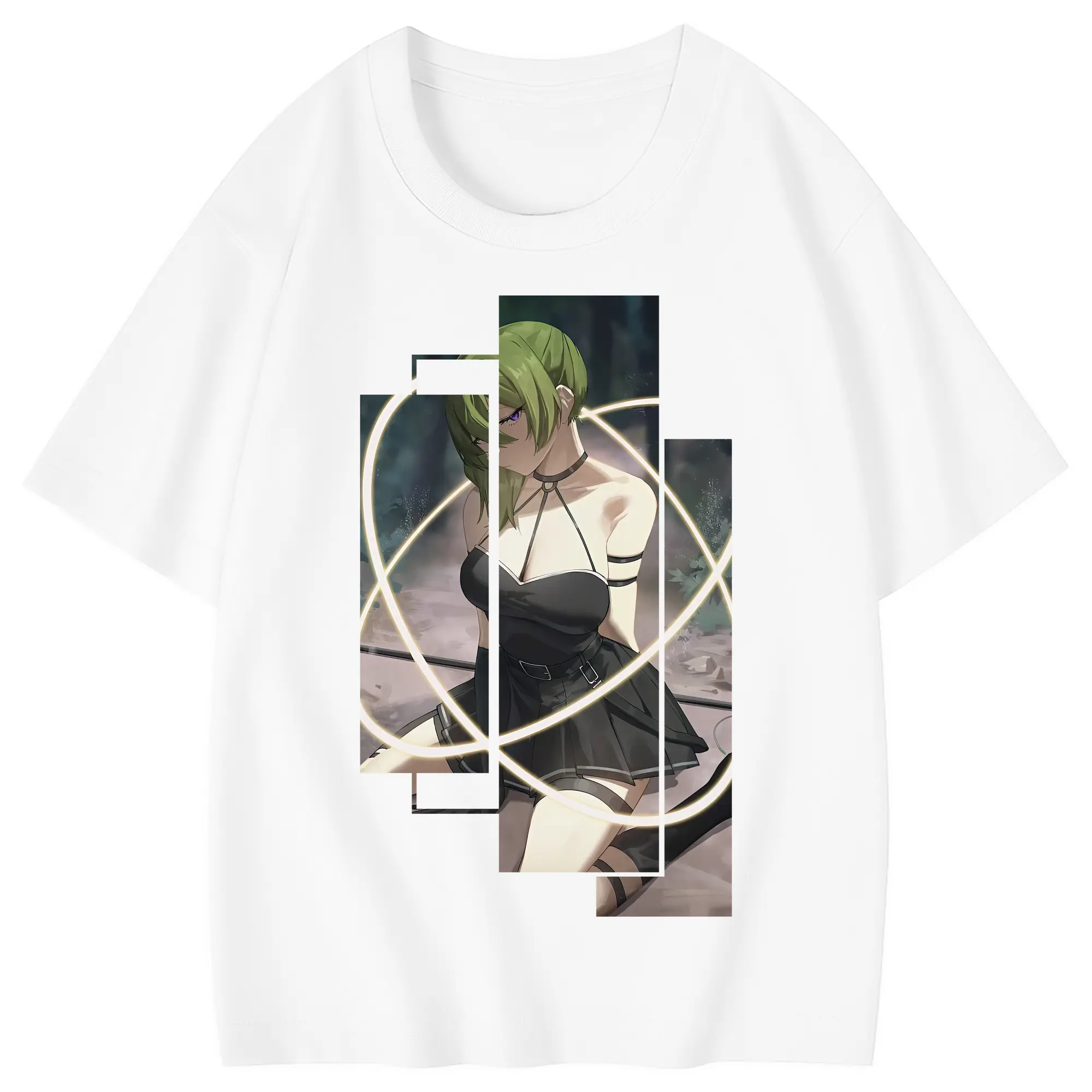 葬送のフリーレン（Frieren） グッズ,ユーベル（Übel） - 綿100％ キッズTシャツ ・ フロントプリント ・ 快適 通気性 ・ スポーツ カジュアル 散歩用