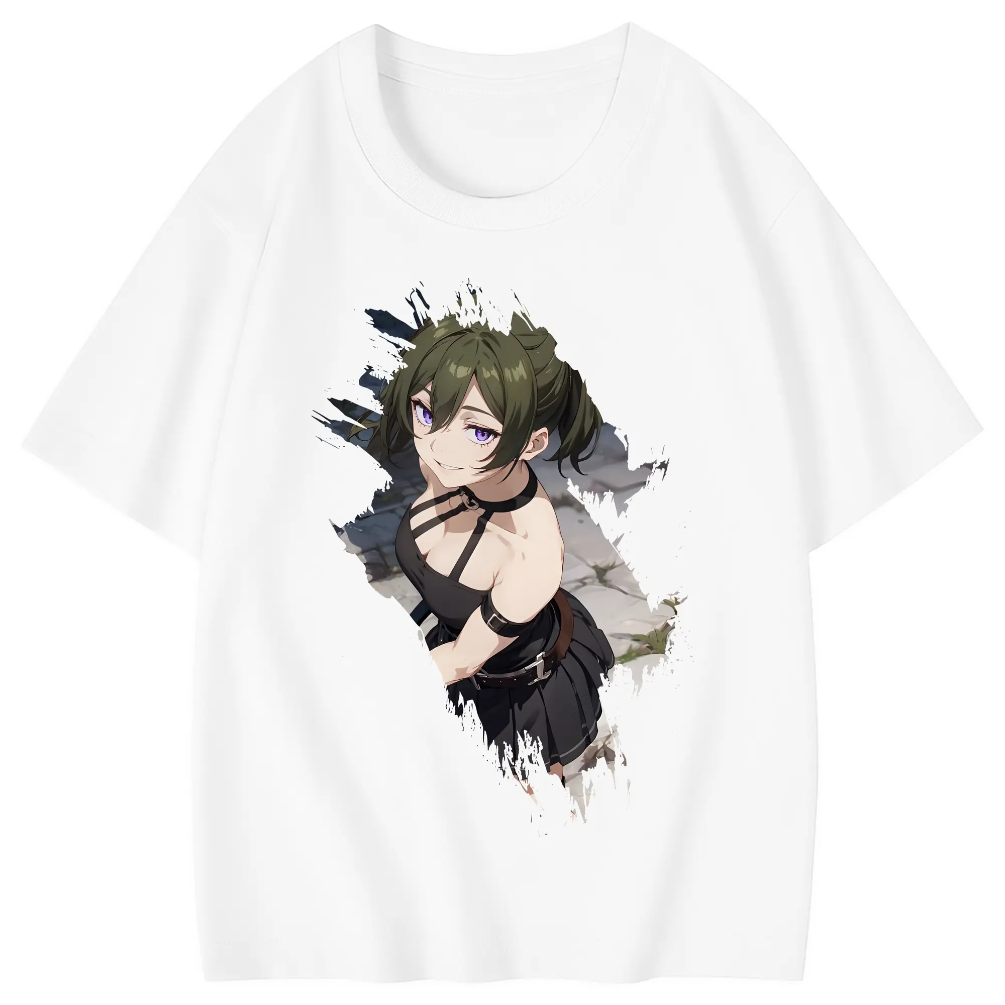 葬送のフリーレン（Frieren） グッズ,ユーベル（Übel） - 綿100％ キッズTシャツ ・ フロントプリント ・ 快適 通気性 ・ スポーツ カジュアル 散歩用