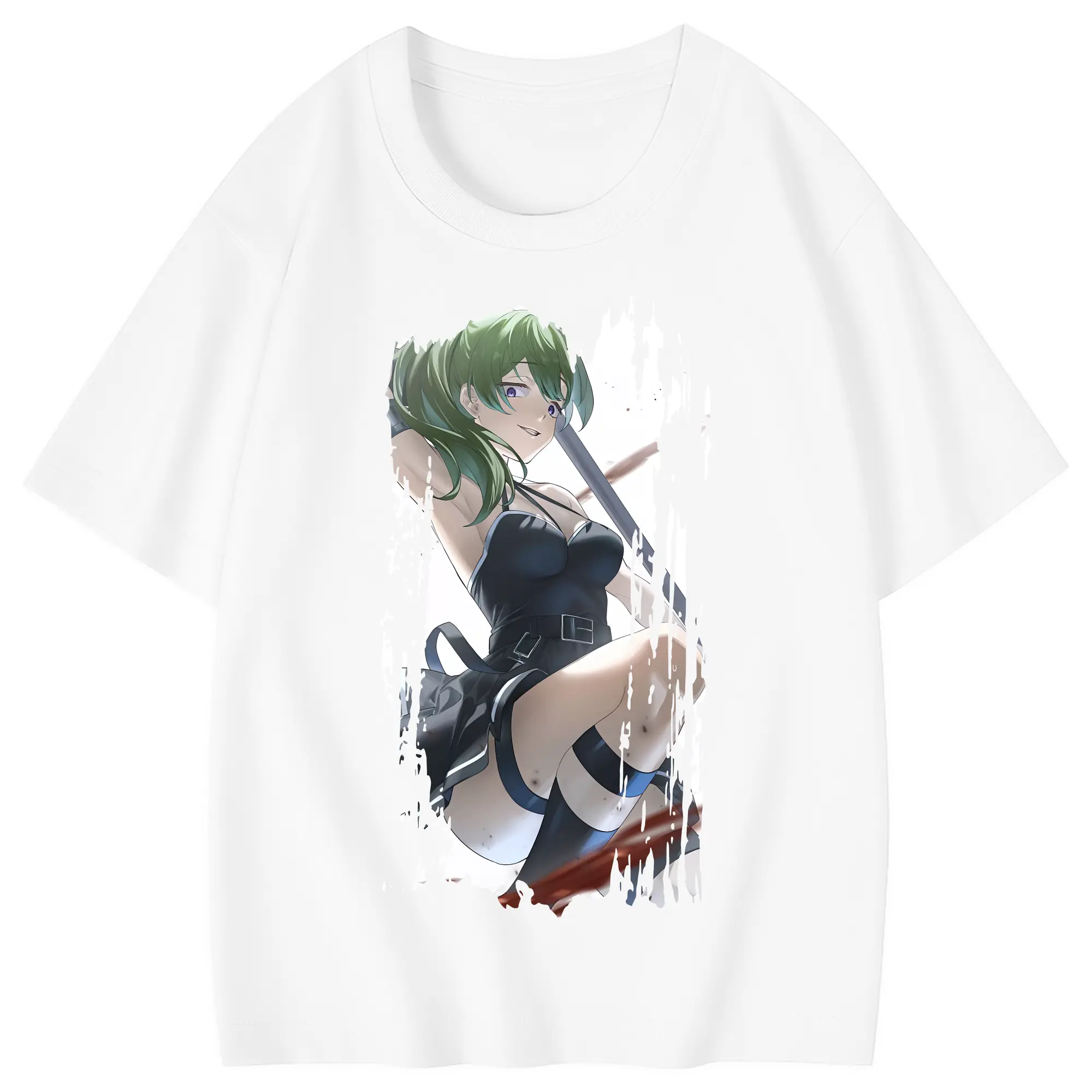 葬送のフリーレン（Frieren） グッズ,ユーベル（Übel） - 綿100％ キッズTシャツ ・ フロントプリント ・ 快適 通気性 ・ スポーツ カジュアル 散歩用