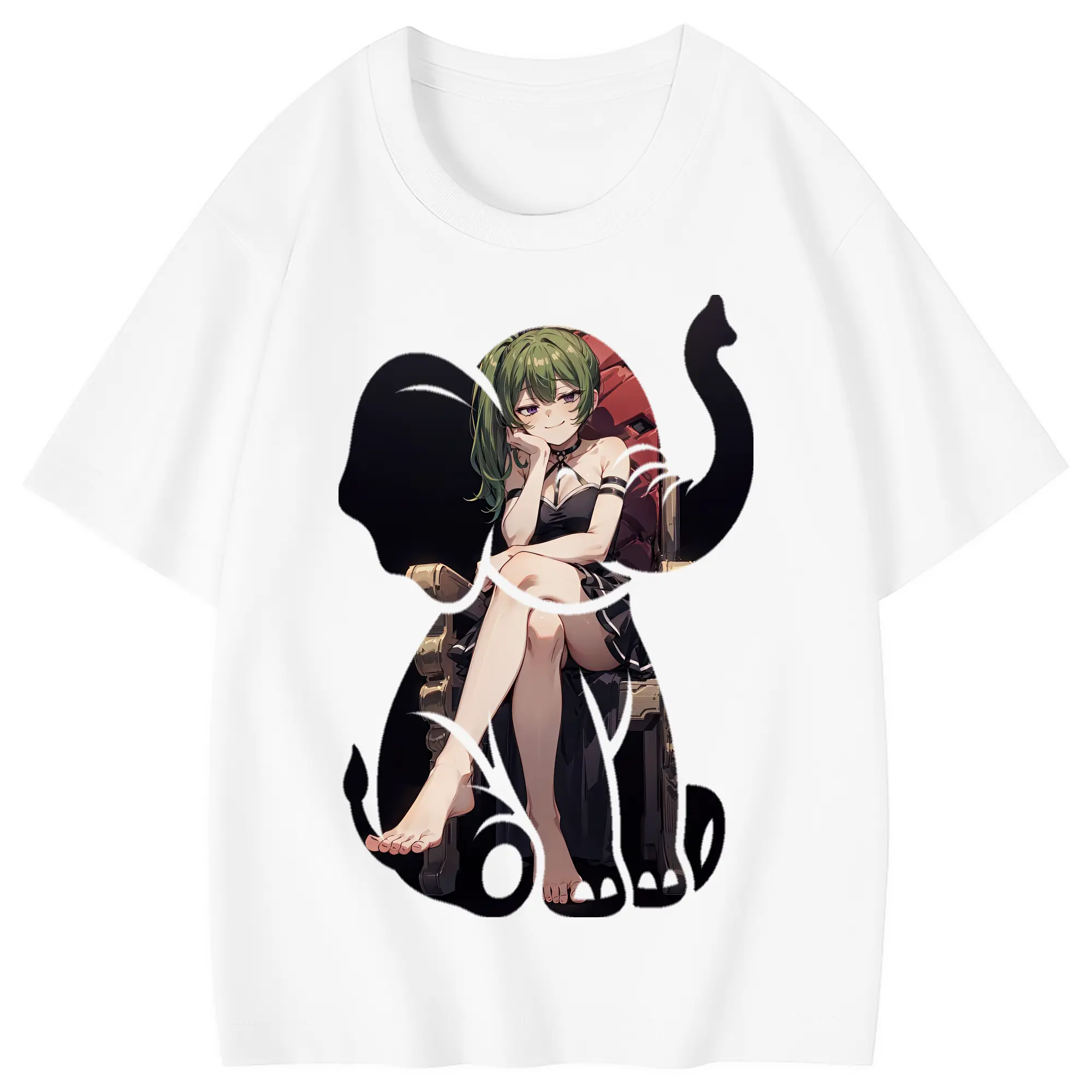 葬送のフリーレン（Frieren） グッズ,ユーベル（Übel） - 綿100％ キッズTシャツ ・ フロントプリント ・ 快適 通気性 ・ スポーツ カジュアル 散歩用