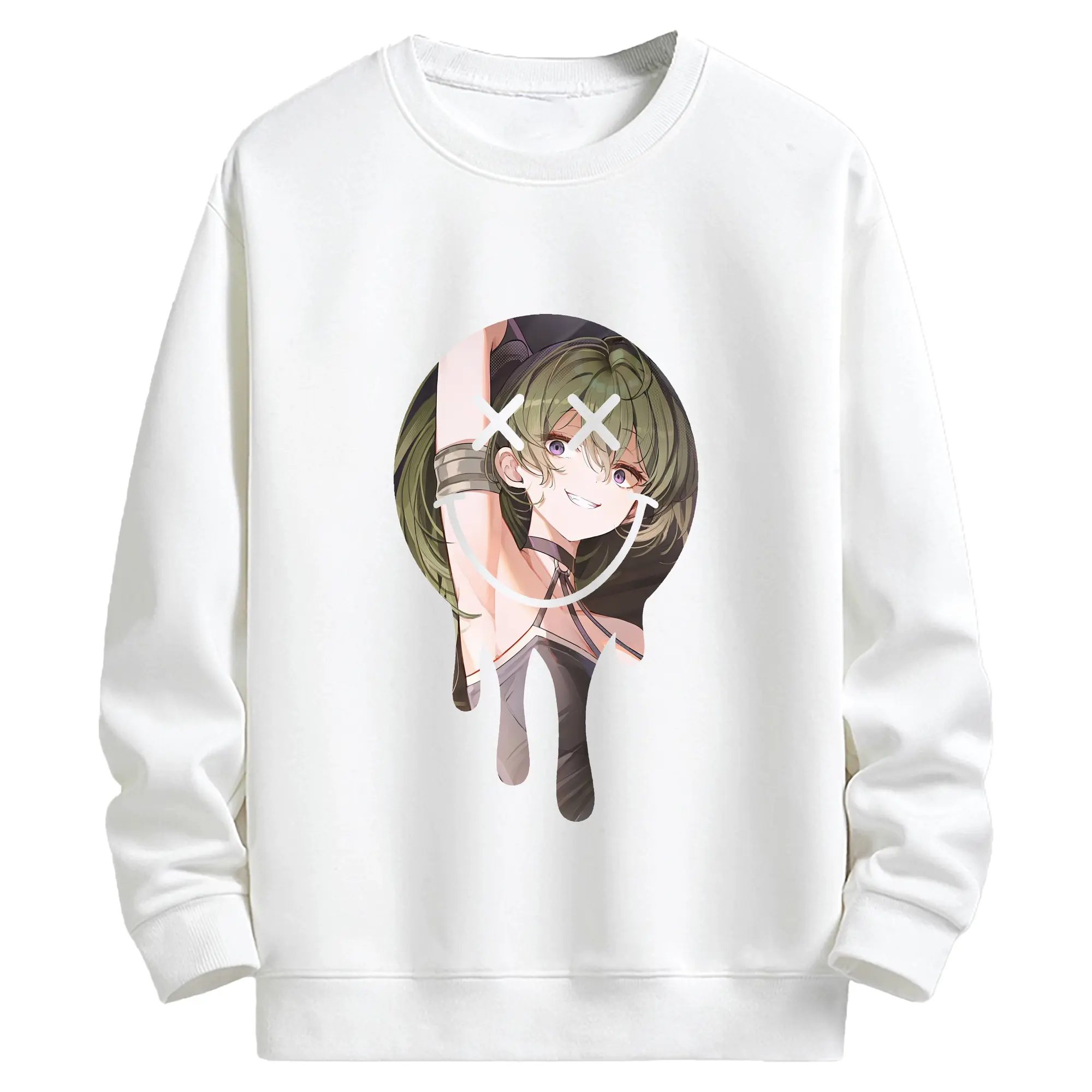 葬送のフリーレン（Frieren） グッズ,ユーベル（Übel） - 高品質 クルーネック スウェット ・ コットン59％ ポリエステル41％ ・ ユニセックス 長袖 トレーナー ・ カジュアル デイリー スポーツ 散歩用