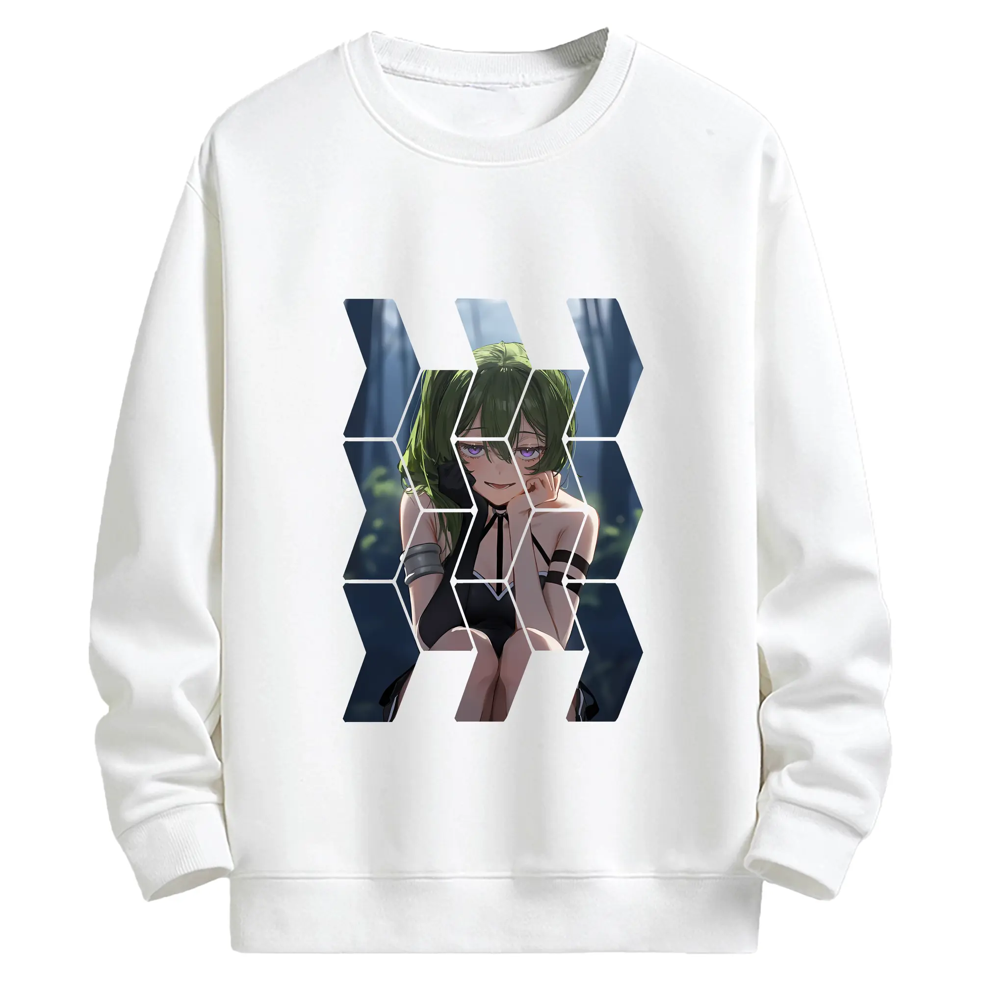 葬送のフリーレン（Frieren） グッズ,ユーベル（Übel） - 高品質 クルーネック スウェット ・ コットン59％ ポリエステル41％ ・ ユニセックス 長袖 トレーナー ・ カジュアル デイリー スポーツ 散歩用