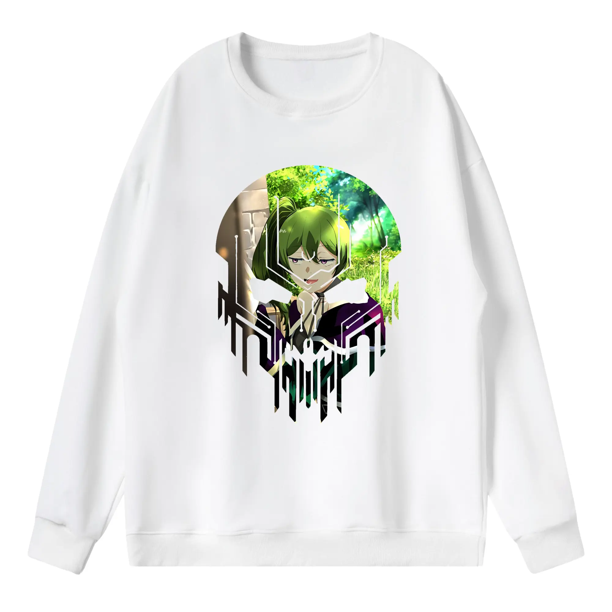 葬送のフリーレン（Frieren） グッズ,ユーベル（Übel） - 薄手 クルーネック スウェット 裏毛260g · ポリエステル 春秋向け カジュアル 男女兼用 · トレーナー デイリー スポーツ 散歩に最適