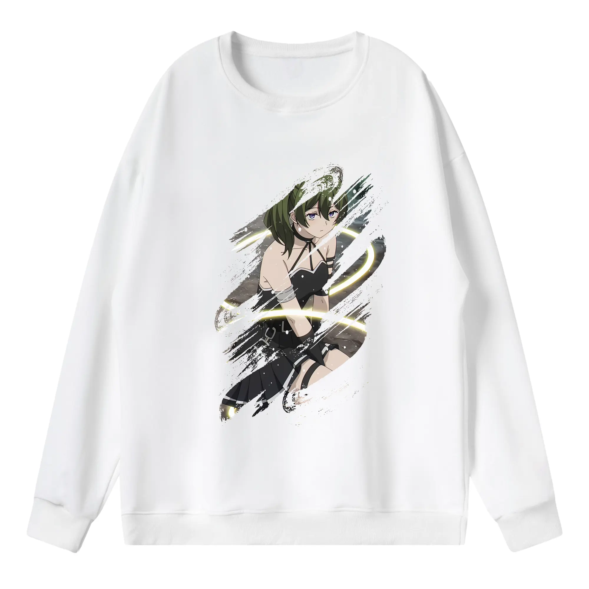葬送のフリーレン（Frieren） グッズ,ユーベル（Übel） - 薄手 クルーネック スウェット 裏毛260g · ポリエステル 春秋向け カジュアル 男女兼用 · トレーナー デイリー スポーツ 散歩に最適