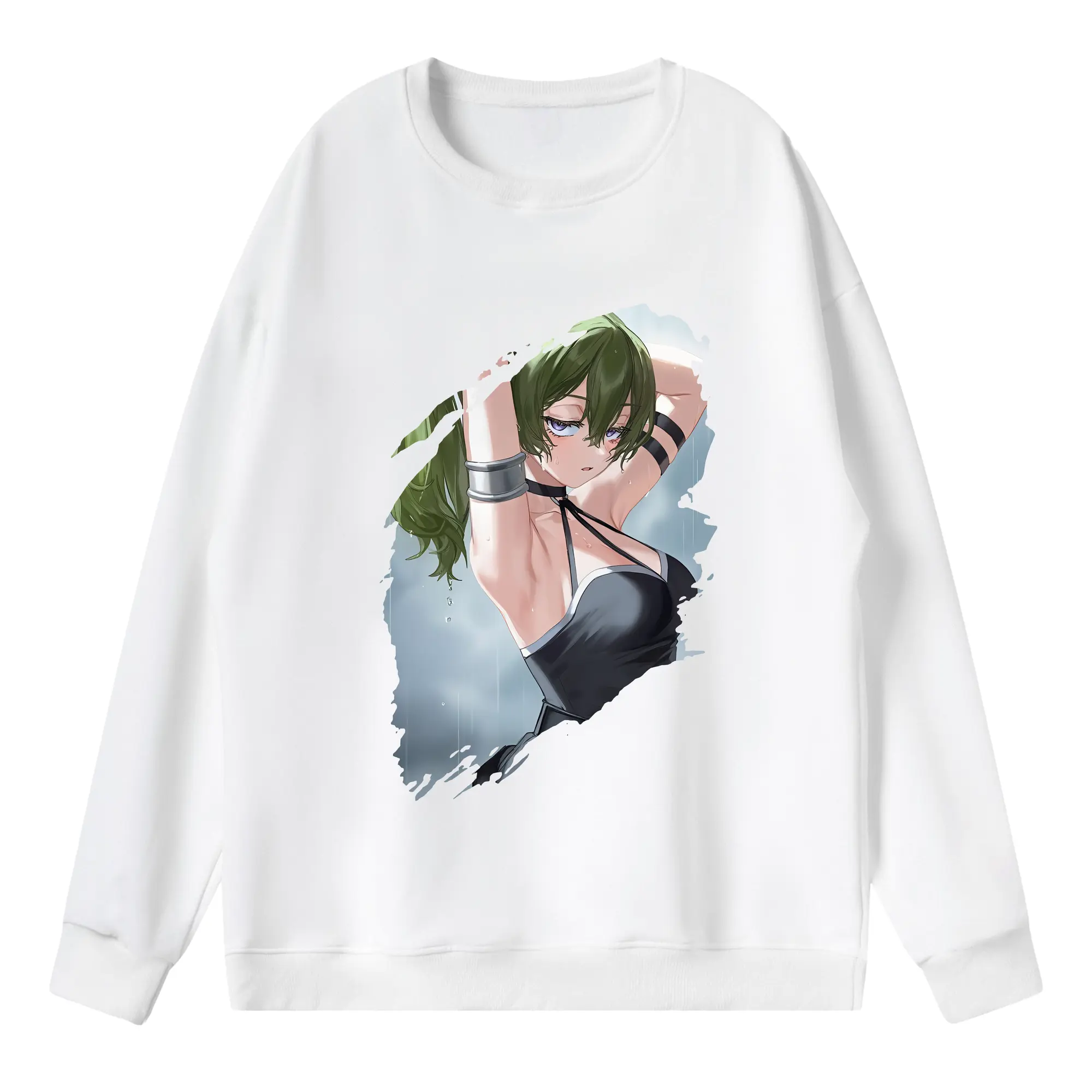 葬送のフリーレン（Frieren） グッズ,ユーベル（Übel） - 薄手 クルーネック スウェット 裏毛260g · ポリエステル 春秋向け カジュアル 男女兼用 · トレーナー デイリー スポーツ 散歩に最適