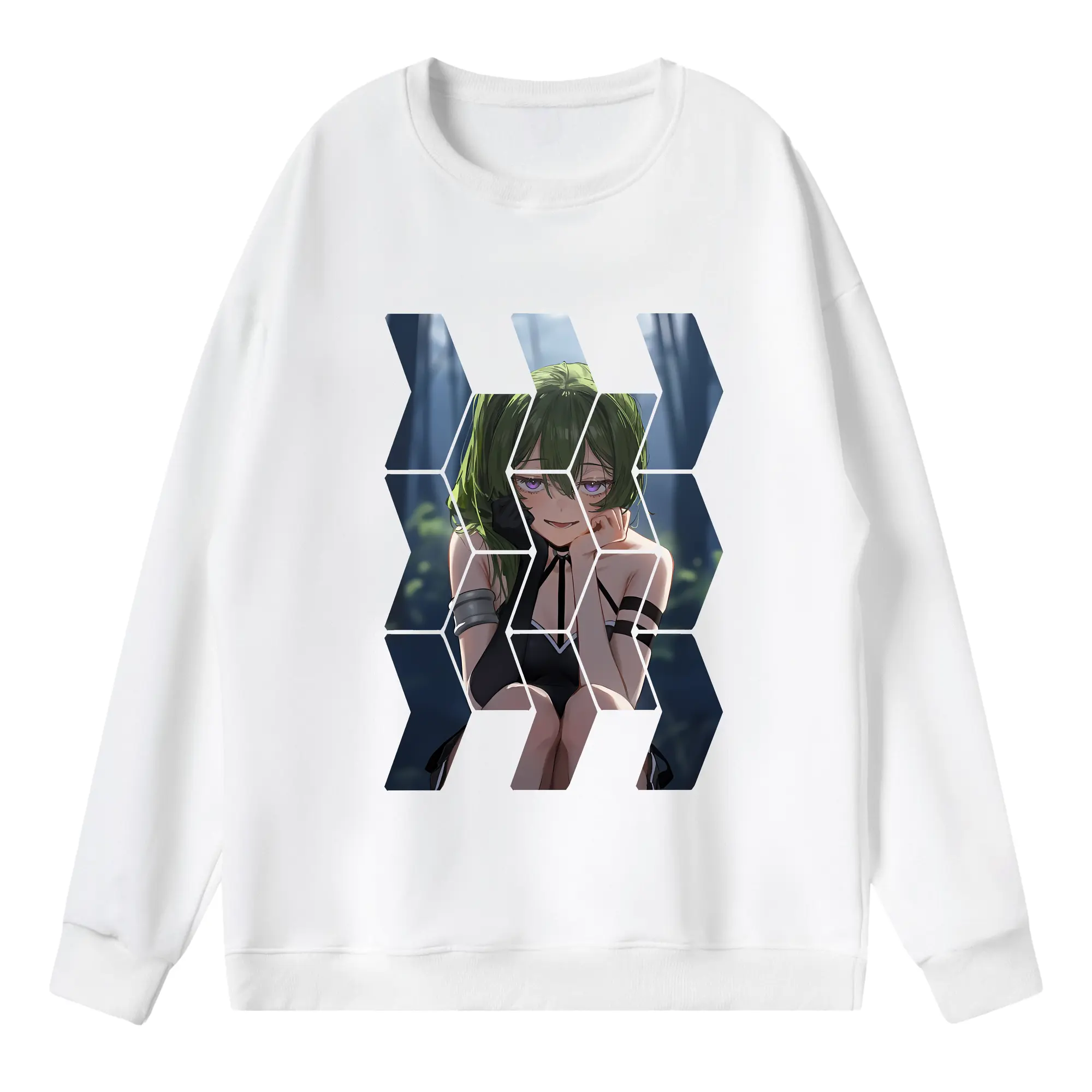 葬送のフリーレン（Frieren） グッズ,ユーベル（Übel） - 薄手 クルーネック スウェット 裏毛260g · ポリエステル 春秋向け カジュアル 男女兼用 · トレーナー デイリー スポーツ 散歩に最適