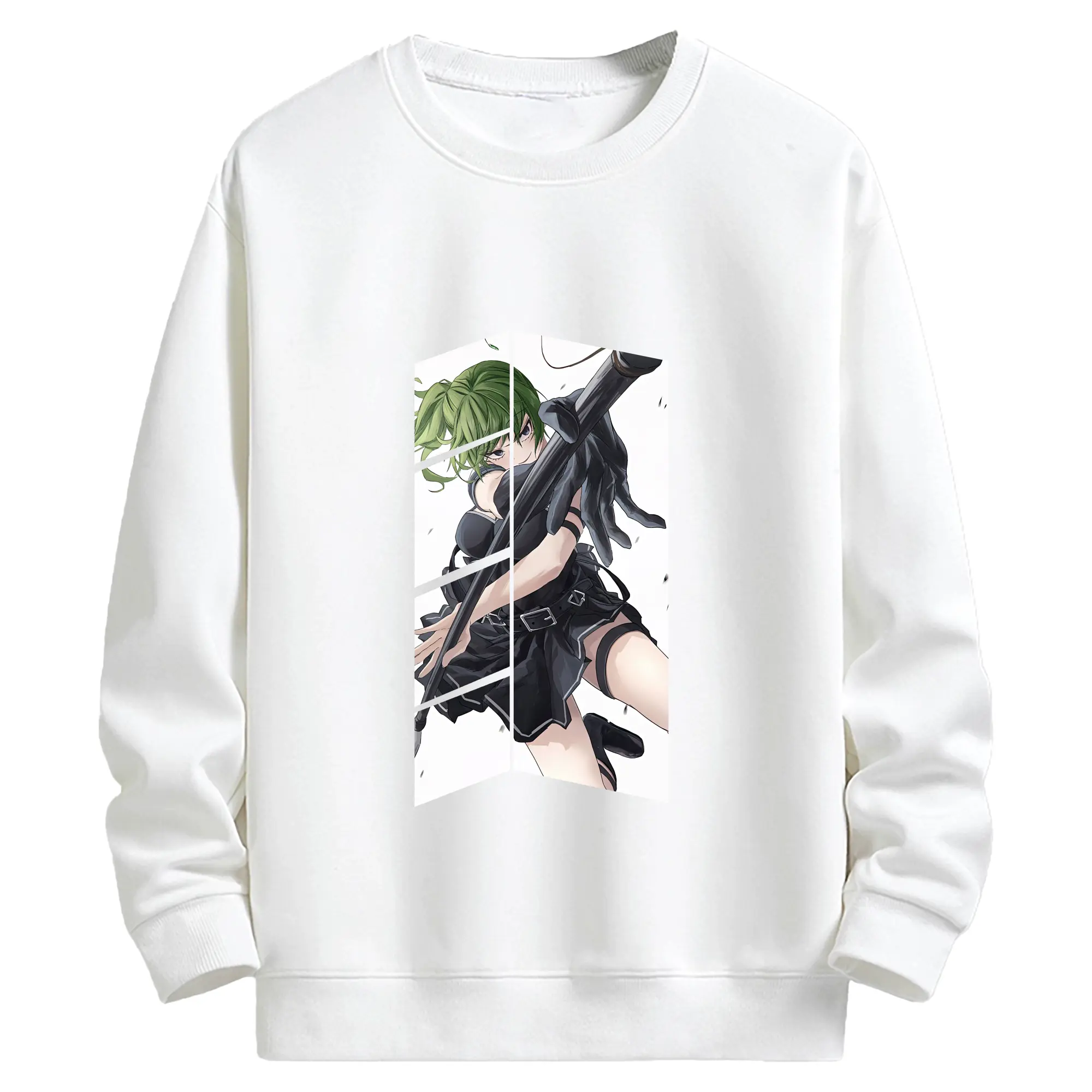 葬送のフリーレン（Frieren） グッズ,ユーベル（Übel） - キッズ クルーネックスウェットシャツ ・ フロントプリント ・ 綿80％ ポリエステル20％ ・ 快適 通学 スポーツ 日常使い お散歩用