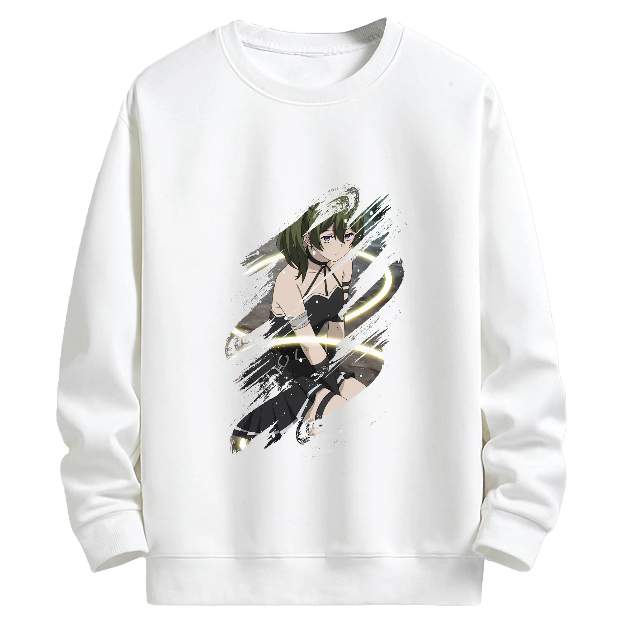 葬送のフリーレン（Frieren） グッズ,ユーベル（Übel） - キッズ クルーネックスウェットシャツ ・ フロントプリント ・ 綿80％ ポリエステル20％ ・ 快適 通学 スポーツ 日常使い お散歩用