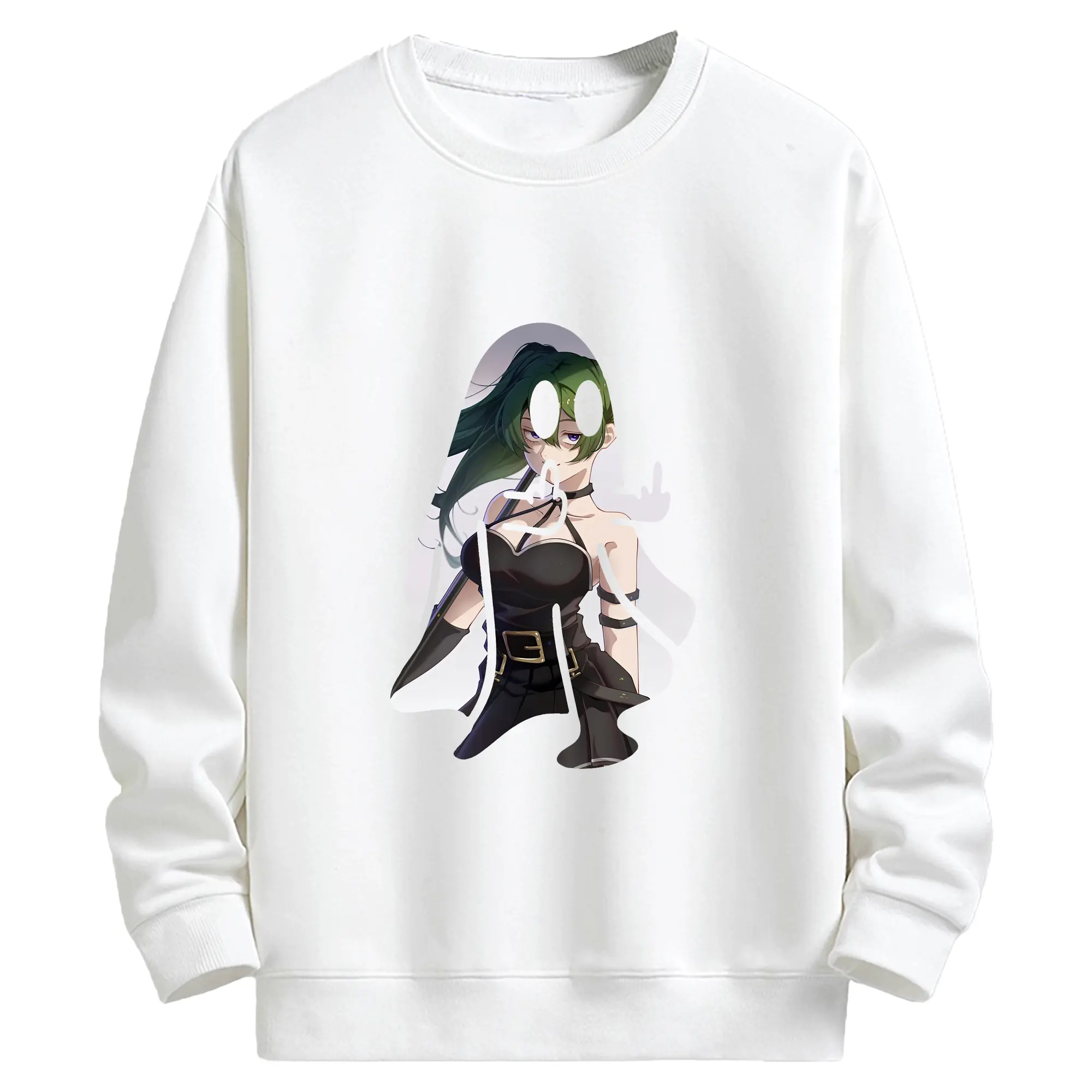 葬送のフリーレン（Frieren） グッズ,ユーベル（Übel） - キッズ クルーネックスウェットシャツ ・ フロントプリント ・ 綿80％ ポリエステル20％ ・ 快適 通学 スポーツ 日常使い お散歩用