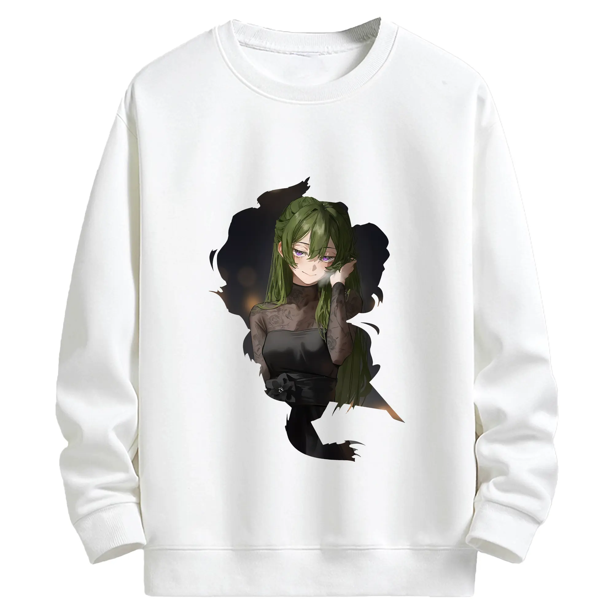葬送のフリーレン（Frieren） グッズ,ユーベル（Übel） - キッズ クルーネックスウェットシャツ ・ フロントプリント ・ 綿80％ ポリエステル20％ ・ 快適 通学 スポーツ 日常使い お散歩用