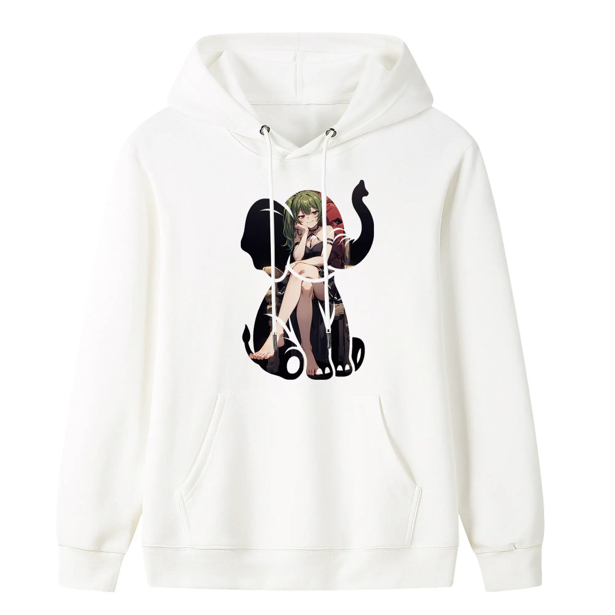 葬送のフリーレン（Frieren） グッズ,ユーベル（Übel） - キッズ フード付きパーカー ・ フロントプリント ・ ポリエステル100％ ・ 快適 通学 スポーツ 日常使い お散歩用