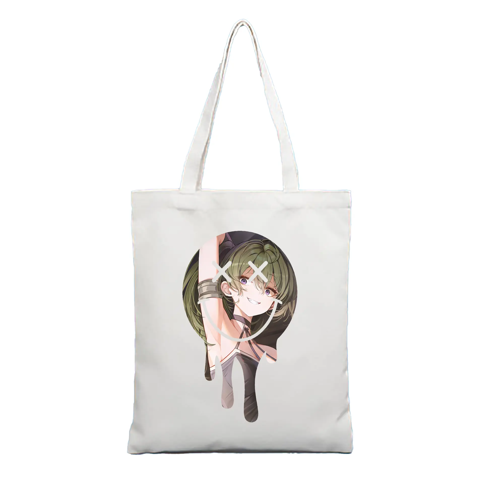 葬送のフリーレン（Frieren） グッズ,ユーベル（Übel） - 縦型キャンバス手提げバッグ（トートバッグ） ・ キャンバス素材 ・ ショッピング用 ・ 軽量 丈夫 お手入れ簡単