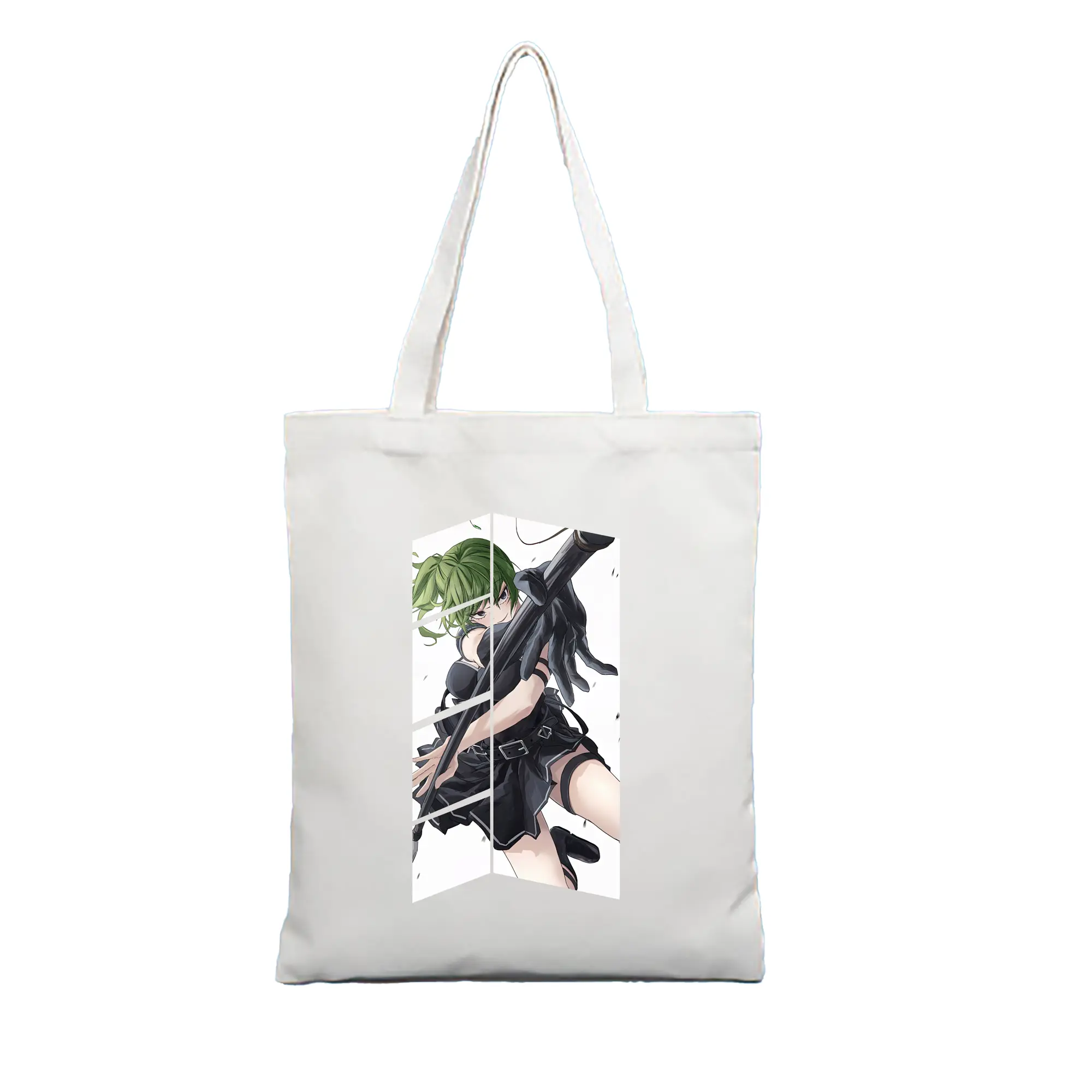 葬送のフリーレン（Frieren） グッズ,ユーベル（Übel） - 縦型キャンバス手提げバッグ（トートバッグ） ・ キャンバス素材 ・ ショッピング用 ・ 軽量 丈夫 お手入れ簡単