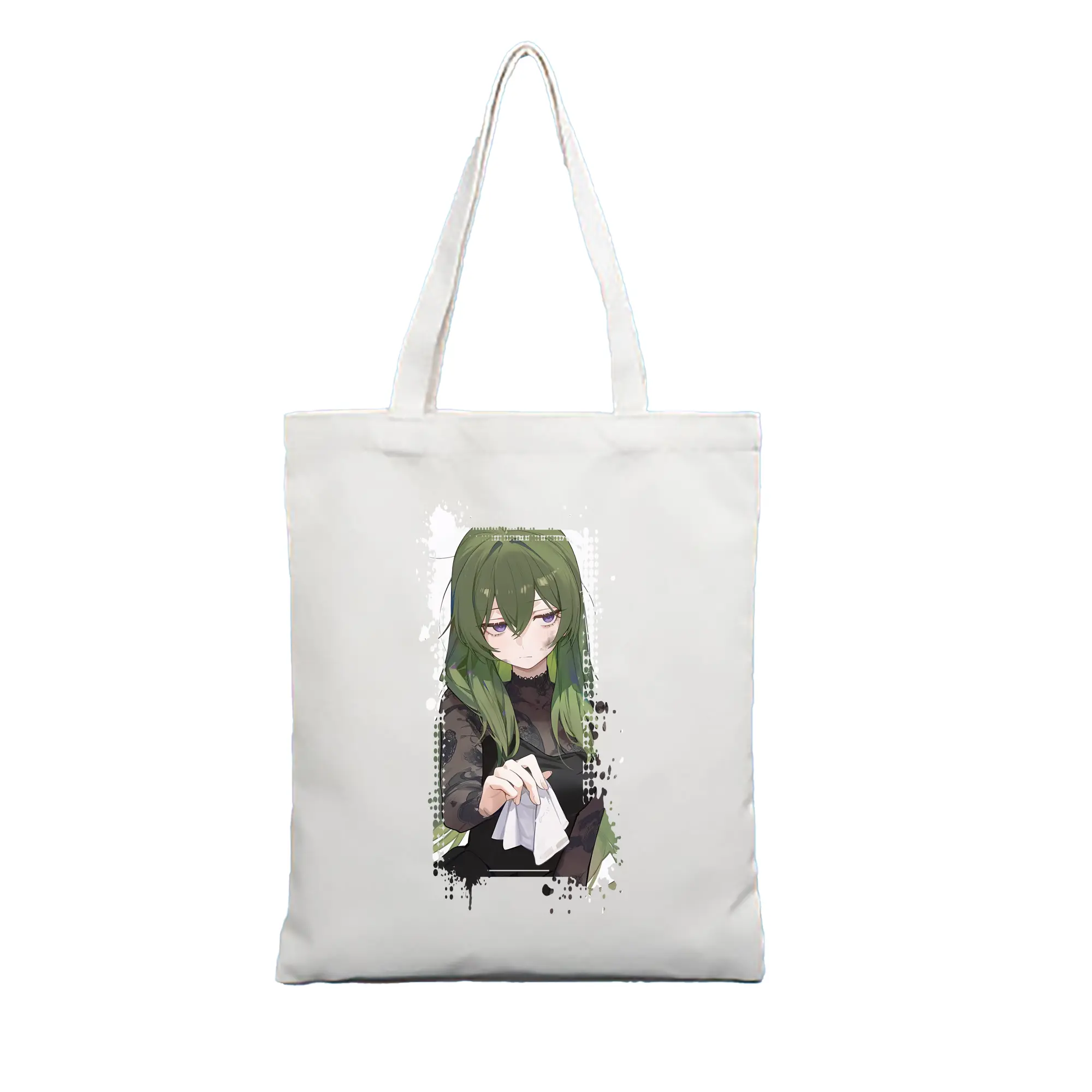 葬送のフリーレン（Frieren） グッズ,ユーベル（Übel） - 縦型キャンバス手提げバッグ（トートバッグ） ・ キャンバス素材 ・ ショッピング用 ・ 軽量 丈夫 お手入れ簡単