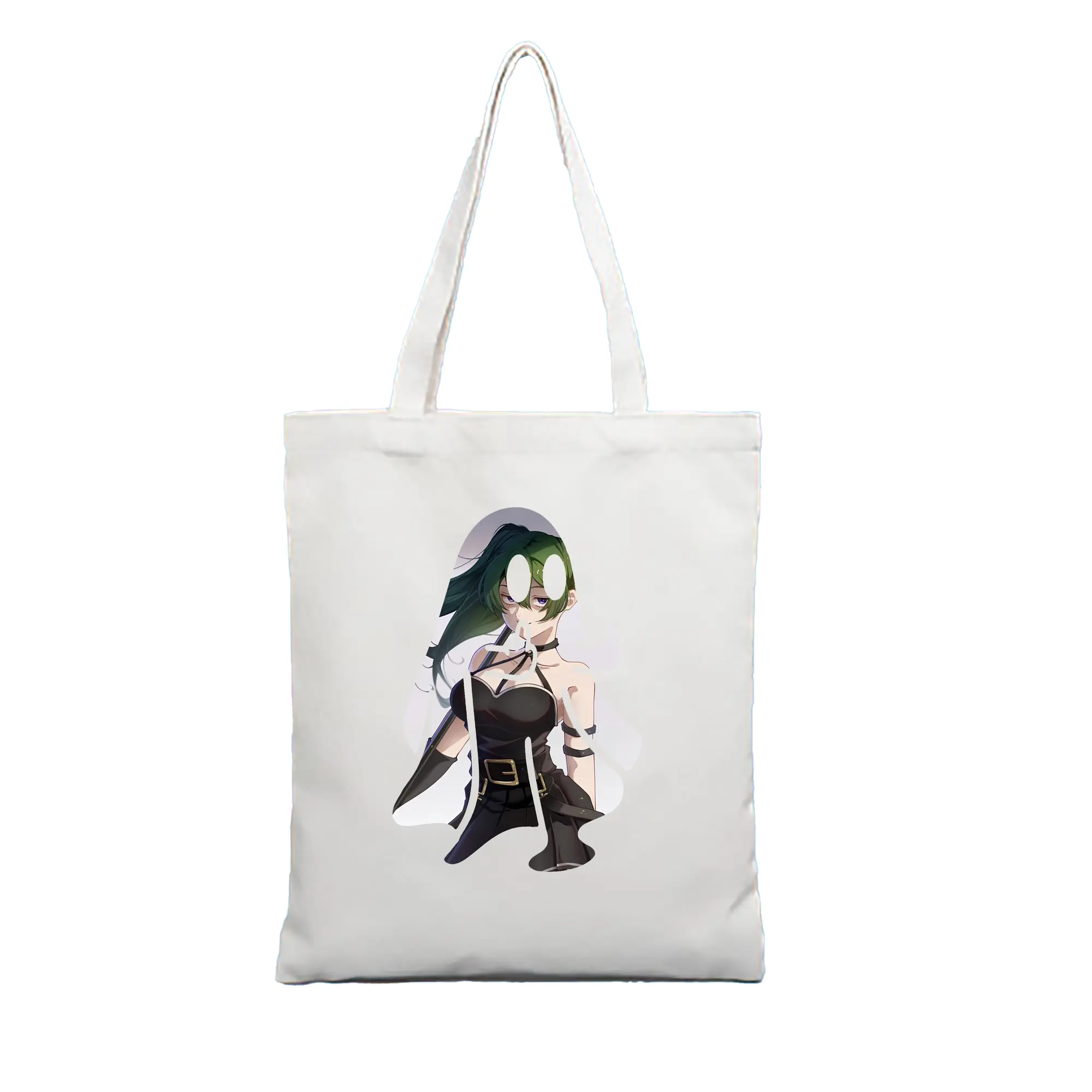 葬送のフリーレン（Frieren） グッズ,ユーベル（Übel） - 縦型キャンバス手提げバッグ（トートバッグ） ・ キャンバス素材 ・ ショッピング用 ・ 軽量 丈夫 お手入れ簡単