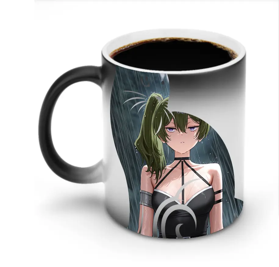 葬送のフリーレン（Frieren） グッズ,ユーベル（Übel） - 変色マグカップ ・ セラミック ・ 熱転写プリント ・ 耐久性 高品質 ・ ギフト・自宅用 コーヒー お茶