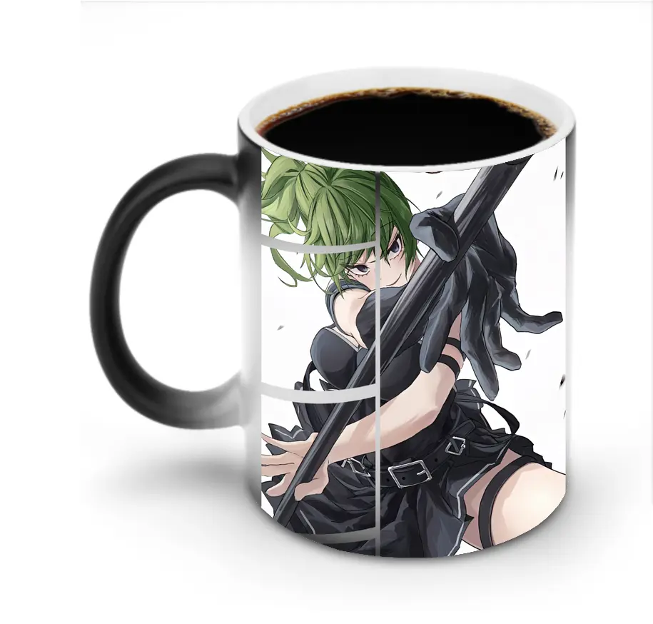 葬送のフリーレン（Frieren） グッズ,ユーベル（Übel） - 変色マグカップ ・ セラミック ・ 熱転写プリント ・ 耐久性 高品質 ・ ギフト・自宅用 コーヒー お茶