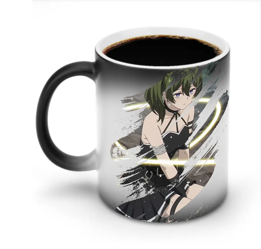葬送のフリーレン（Frieren） グッズ,ユーベル（Übel） - 変色マグカップ ・ セラミック ・ 熱転写プリント ・ 耐久性 高品質 ・ ギフト・自宅用 コーヒー お茶