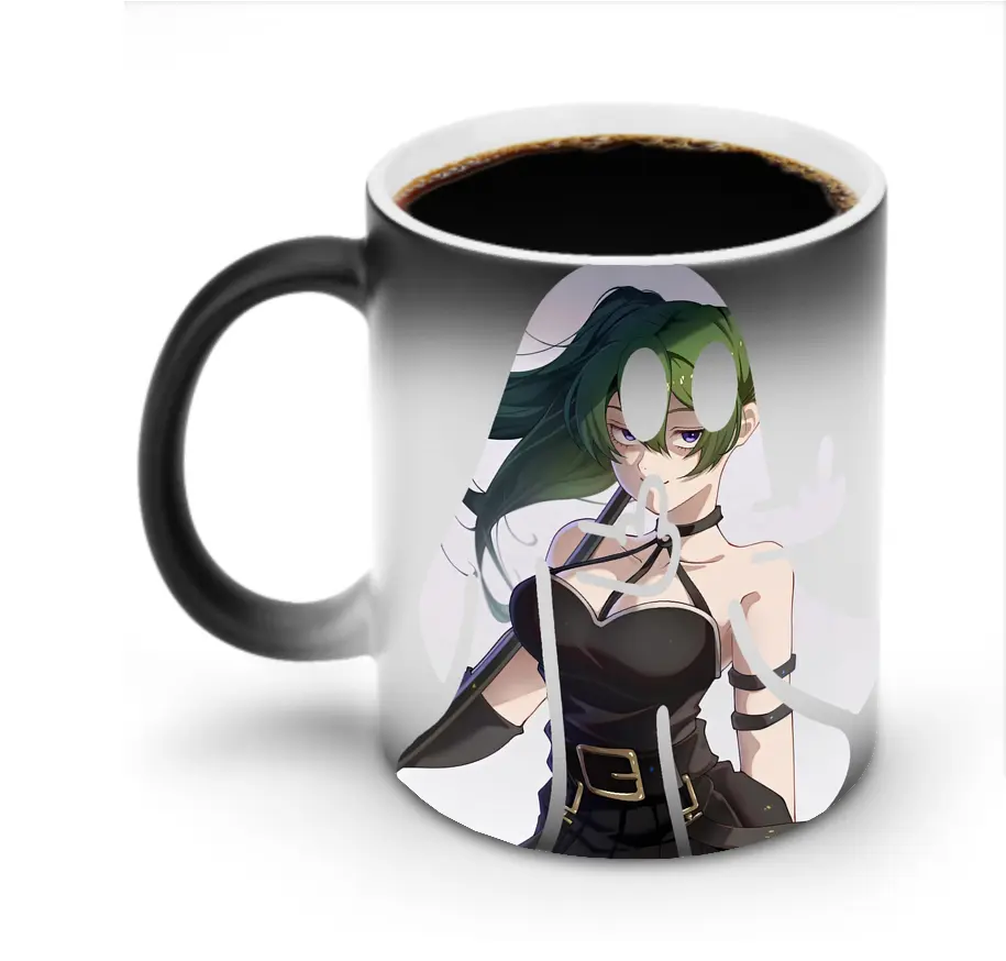 葬送のフリーレン（Frieren） グッズ,ユーベル（Übel） - 変色マグカップ ・ セラミック ・ 熱転写プリント ・ 耐久性 高品質 ・ ギフト・自宅用 コーヒー お茶