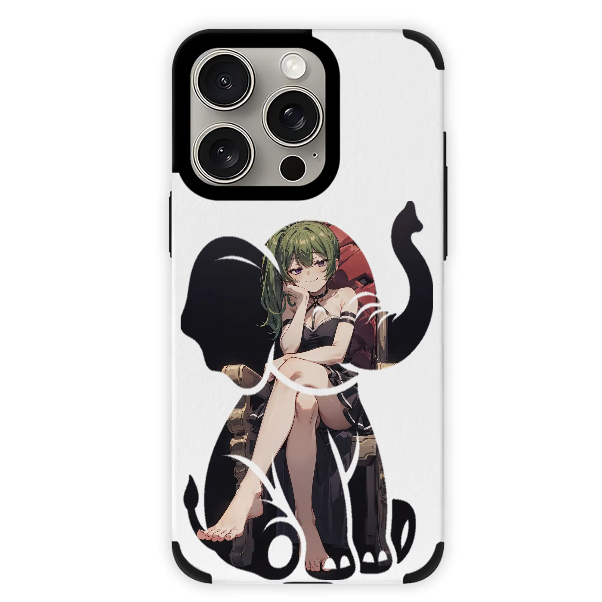 葬送のフリーレン（Frieren） グッズ,ユーベル（Übel） - IPhone15ProMax対応 ・ PUレザースマホケース ・ 耐衝撃 ・ 黄変防止 ・ 360度全面保護 ・ 柔らか手触り ・ 3D立体ボタン