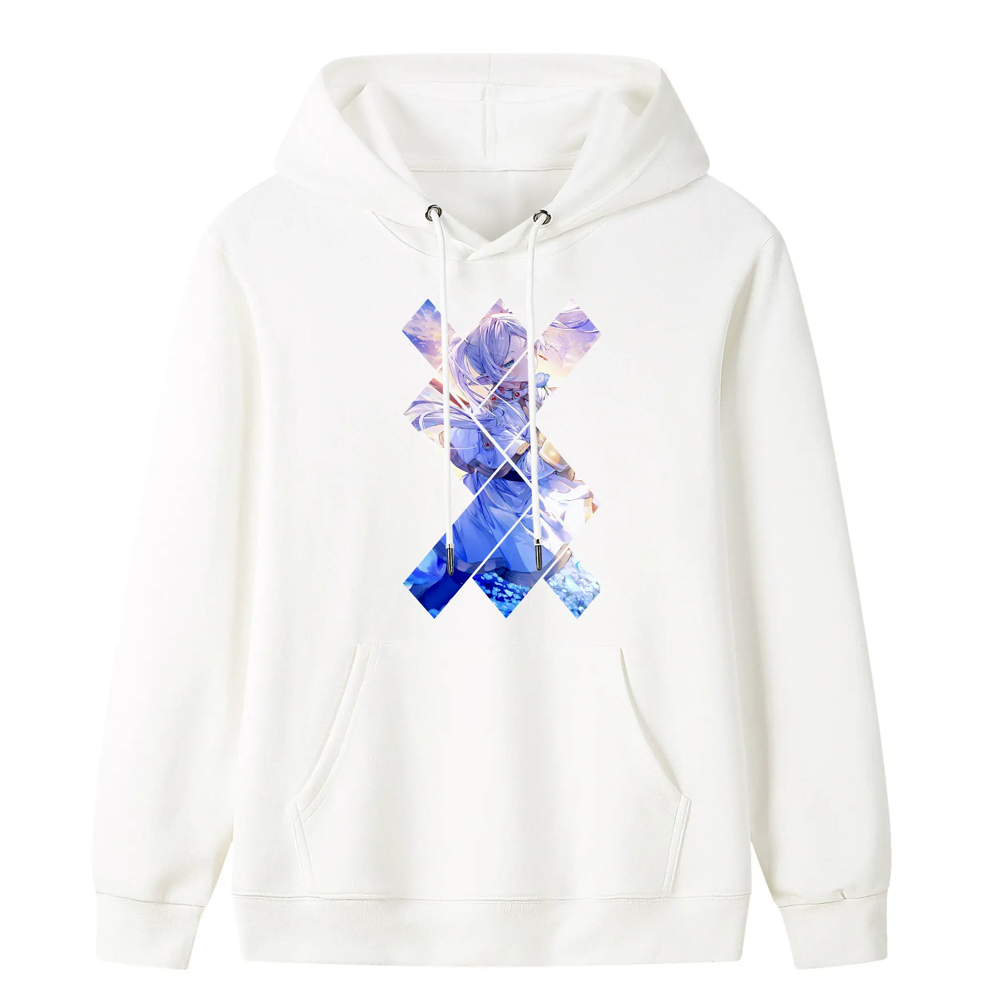 葬送のフリーレン（Frieren） グッズ,フリーレン（Frieren） - キッズ フード付きパーカー ・ フロントプリント ・ ポリエステル100％ ・ 快適 通学 スポーツ 日常使い お散歩用