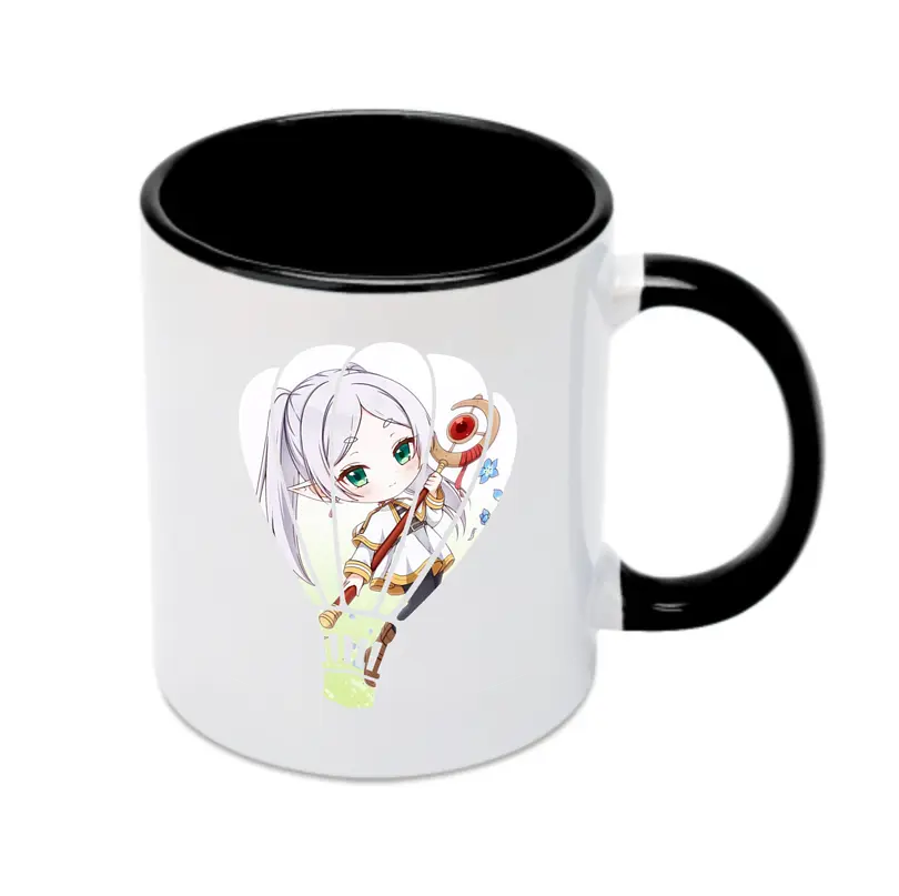 葬送のフリーレン（Frieren） グッズ,フリーレン（Frieren） - カラフルマグカップ ・ 陶器 ・ 熱転写プリント ・ 鮮やかデザイン ・ 耐久性 高品質 ・ コーヒー お茶 ギフト用