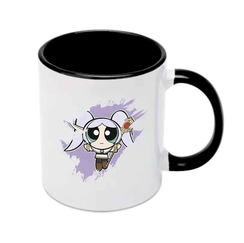 葬送のフリーレン（Frieren） グッズ,フリーレン（Frieren） - カラフルマグカップ ・ 陶器 ・ 熱転写プリント ・ 鮮やかデザイン ・ 耐久性 高品質 ・ コーヒー お茶 ギフト用